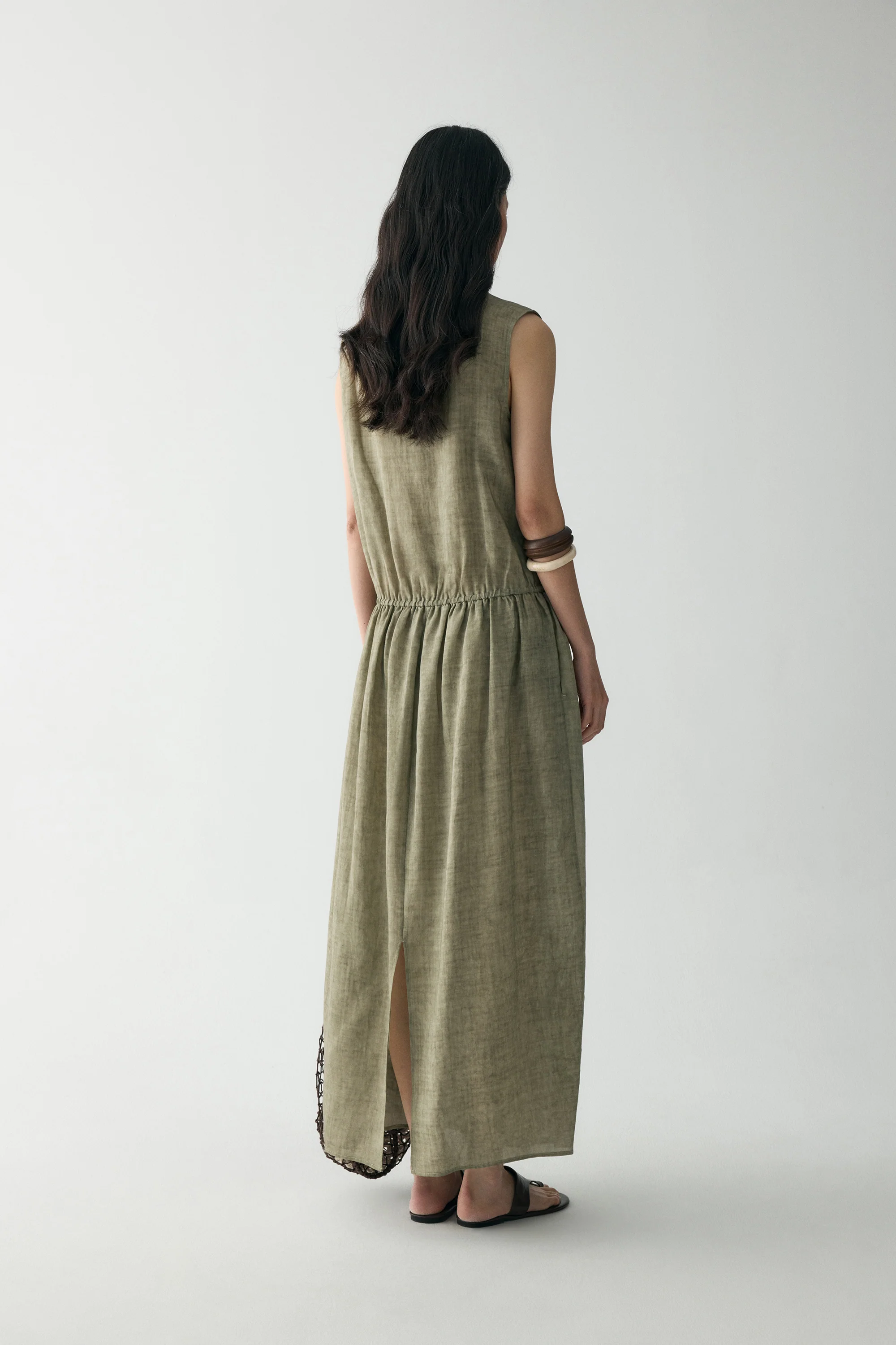 Cowl Neck Sleeveless Dress - Image 6