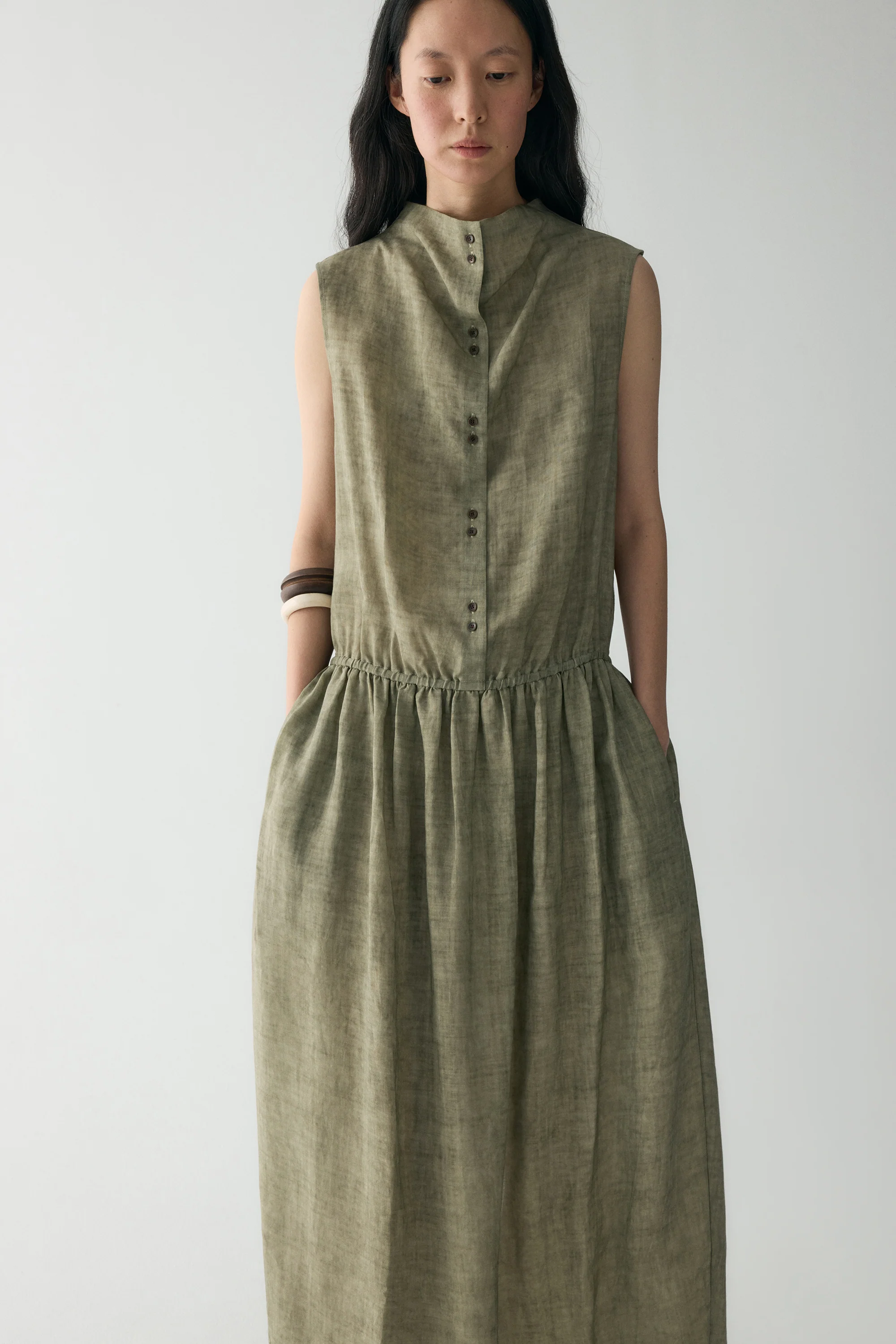 Cowl Neck Sleeveless Dress - Image 7