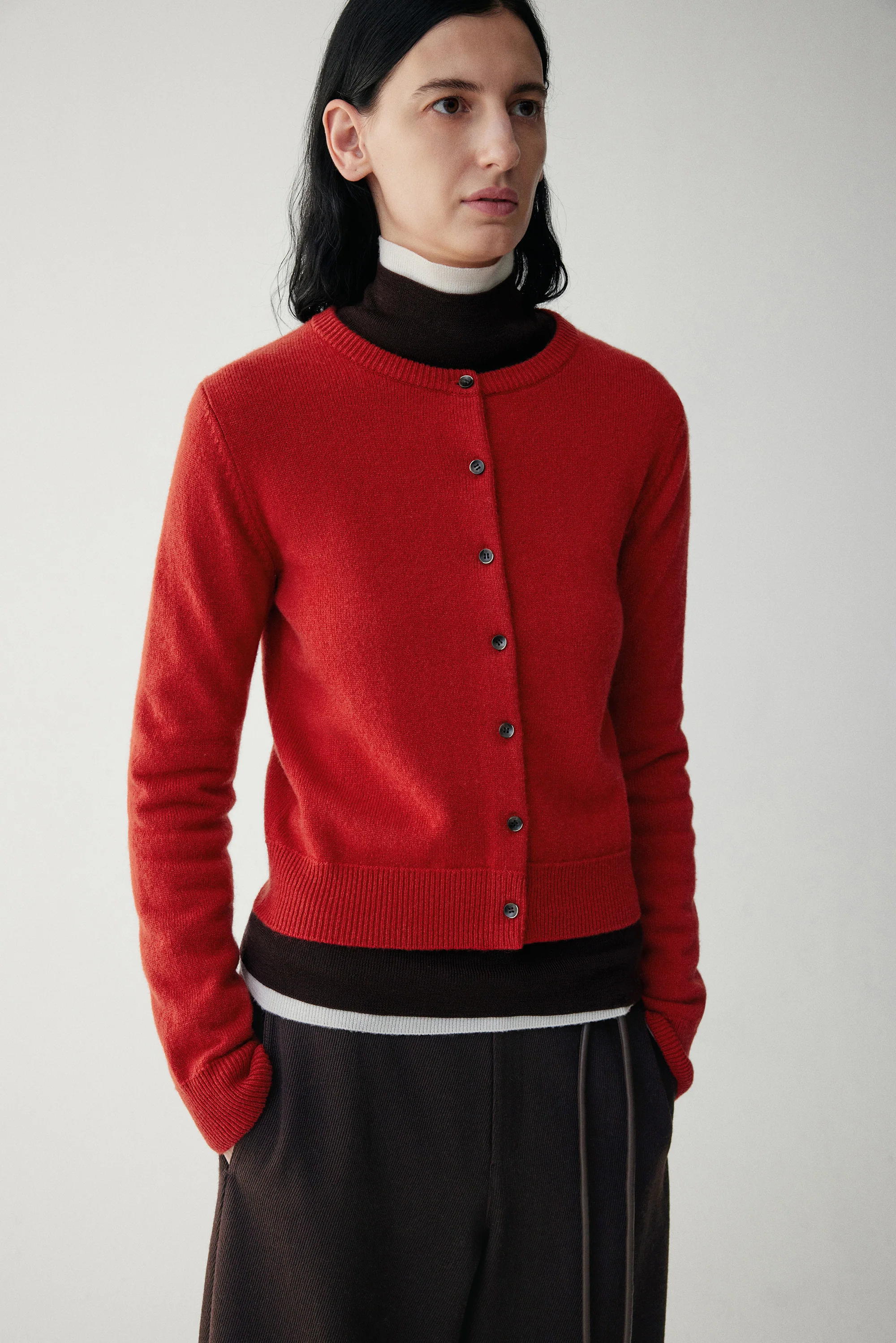 Crewneck Wool Cardigan - Image 10