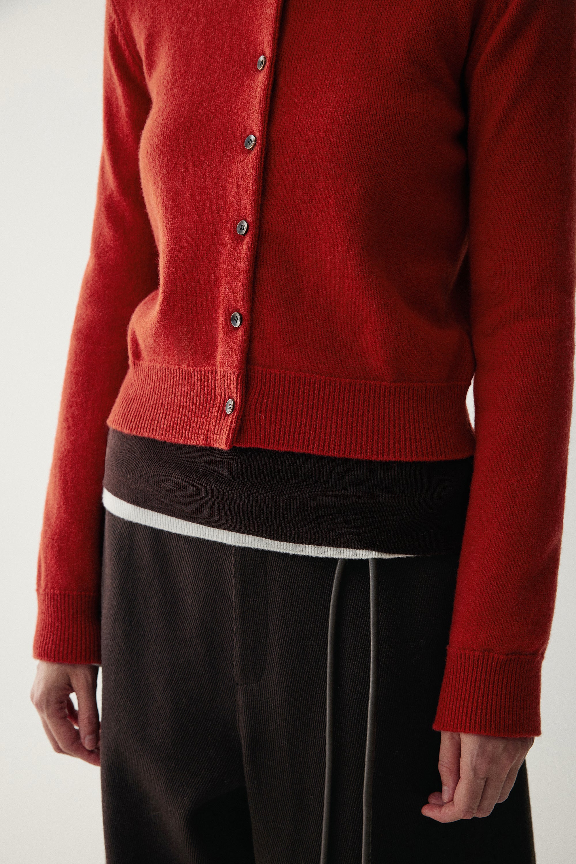 Crewneck Wool Cardigan - Image 12