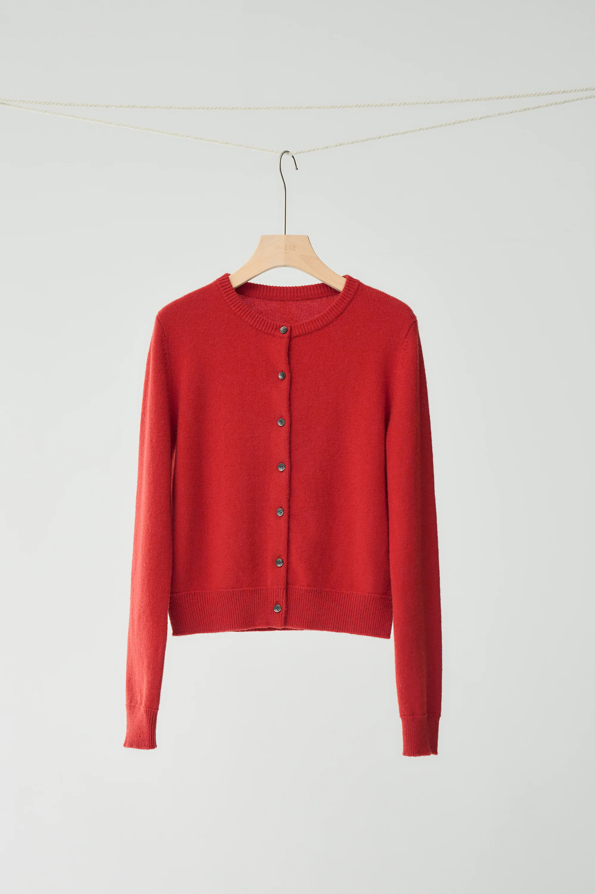Crewneck Wool Cardigan - Image 2
