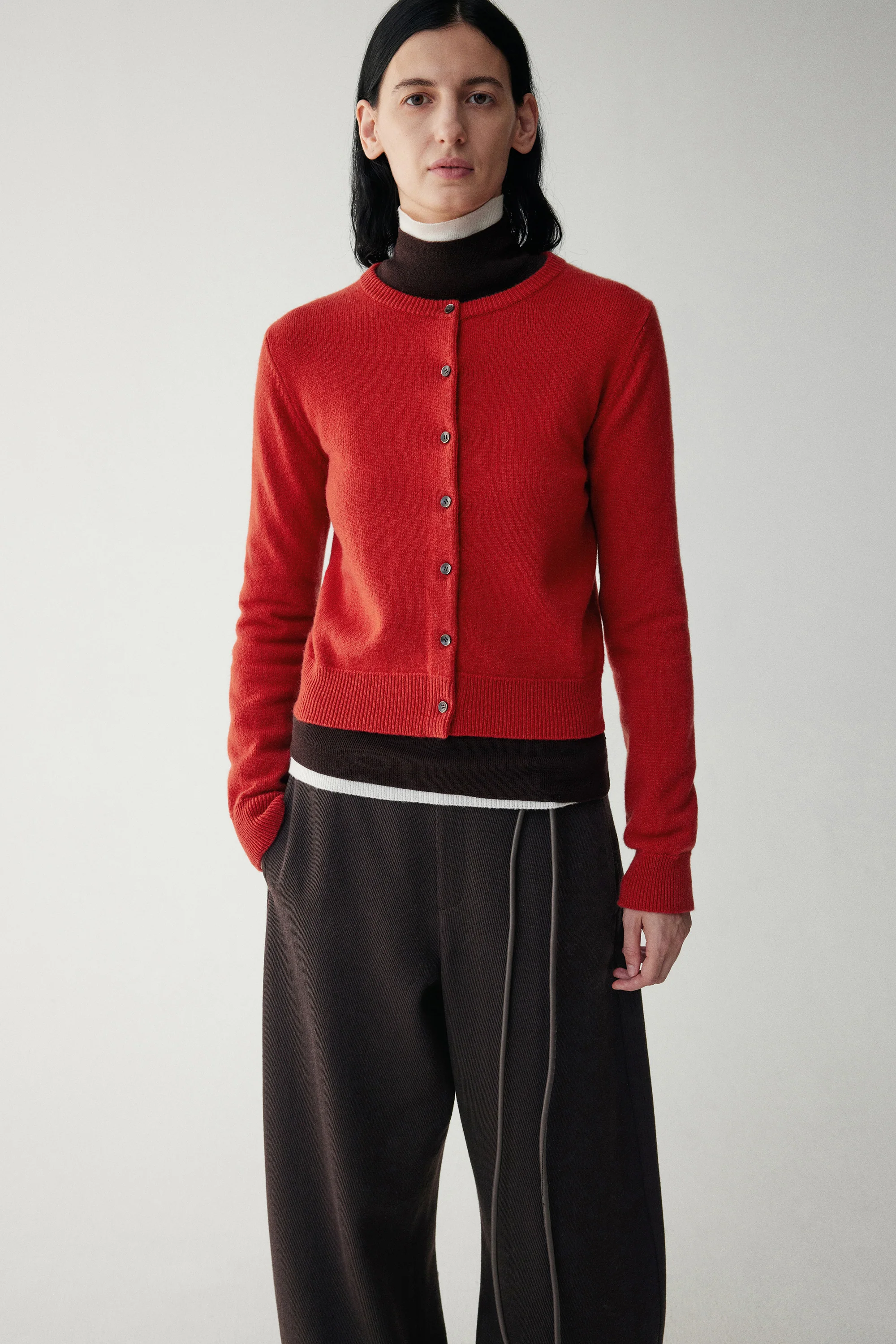 Crewneck Wool Cardigan - Image 8