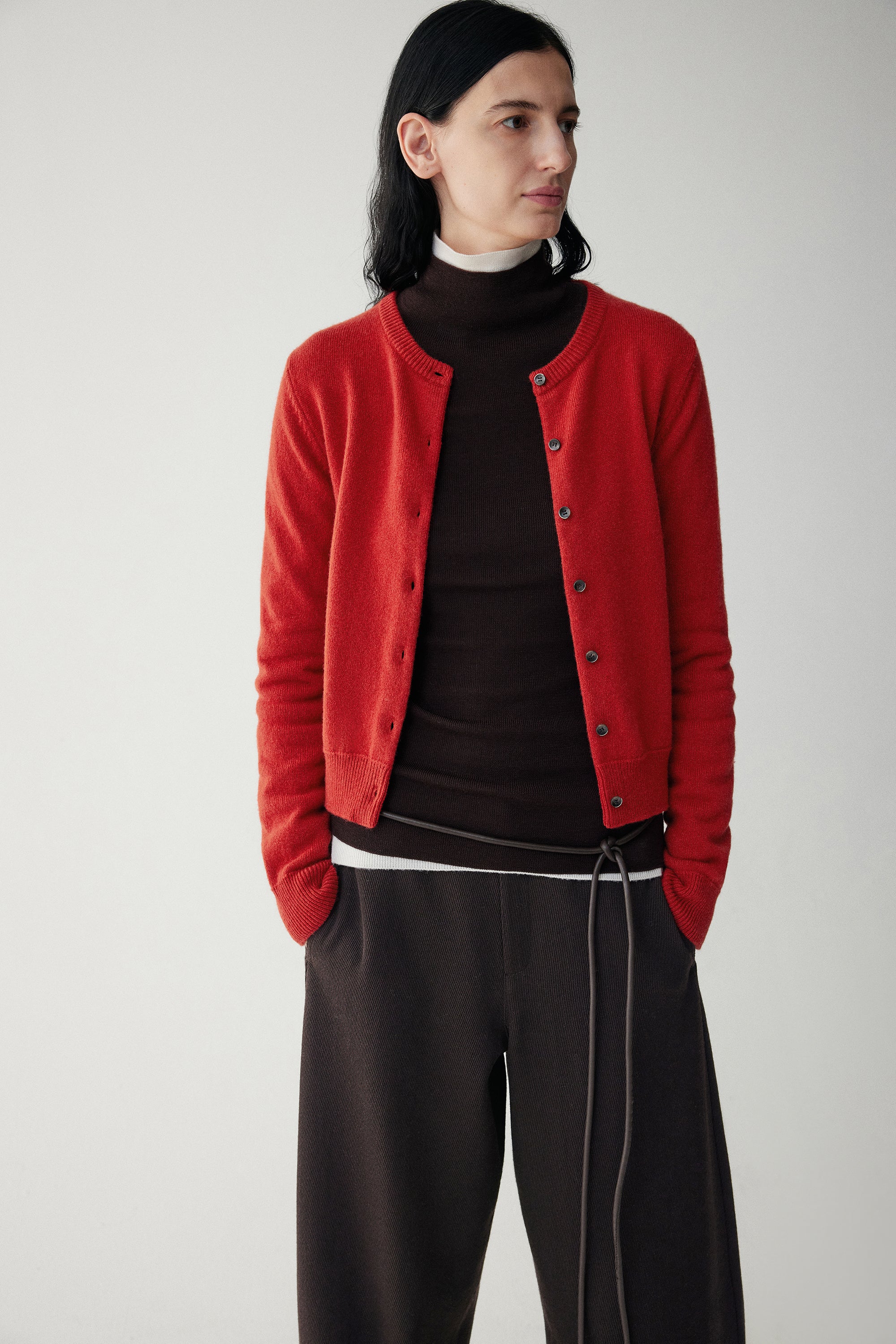 Crewneck Wool Cardigan - Image 9
