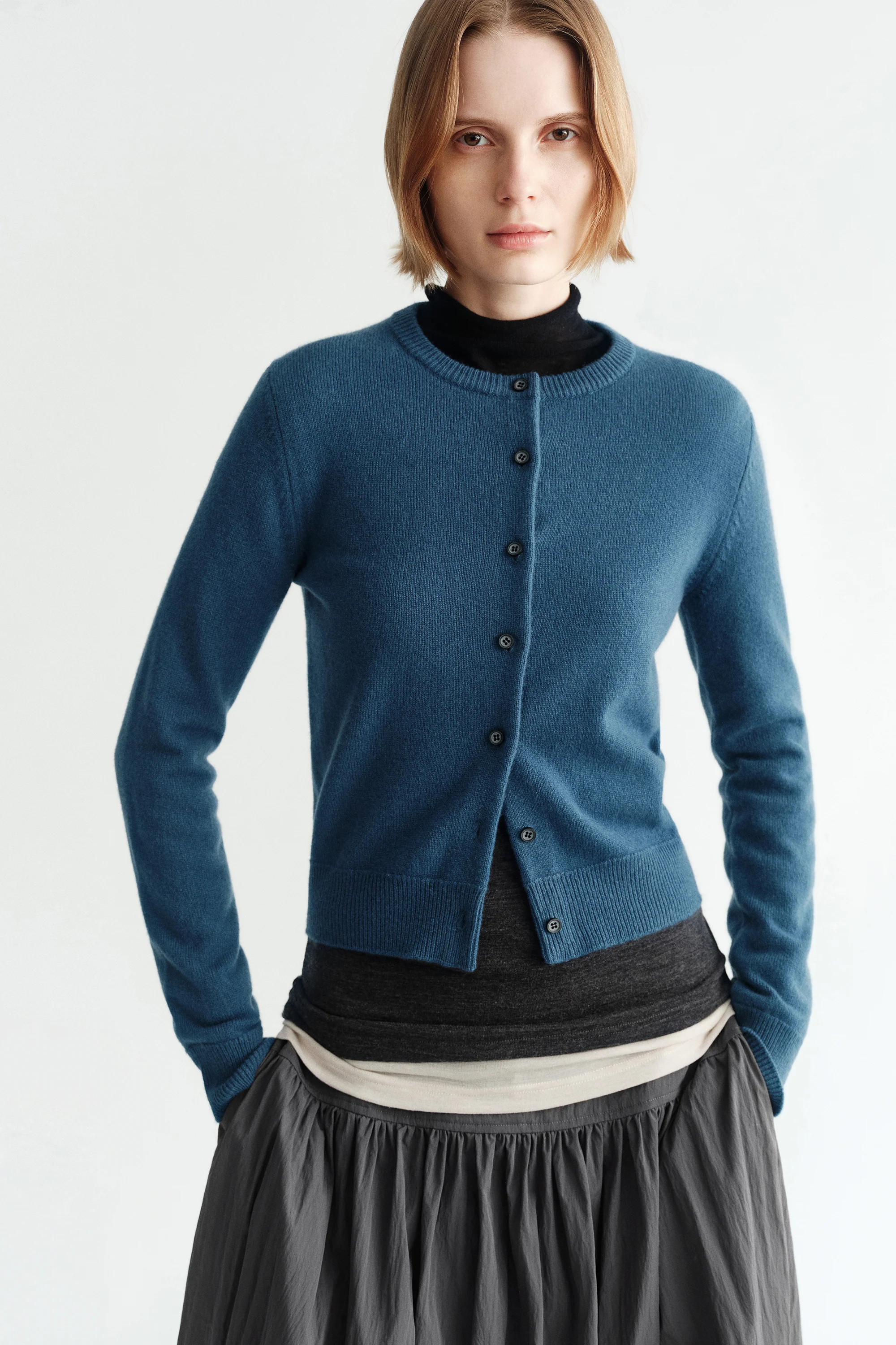 Crewneck Wool Cardigan - Image 7