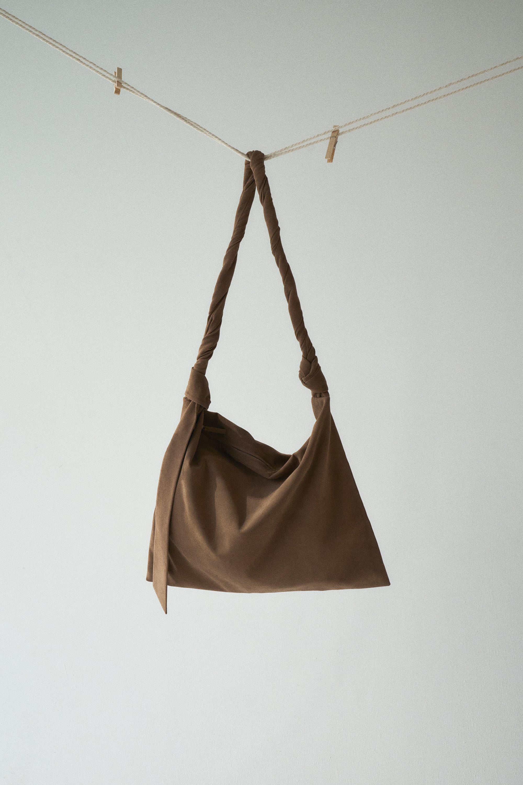Crossbody Suede Tote Bag - Image 11