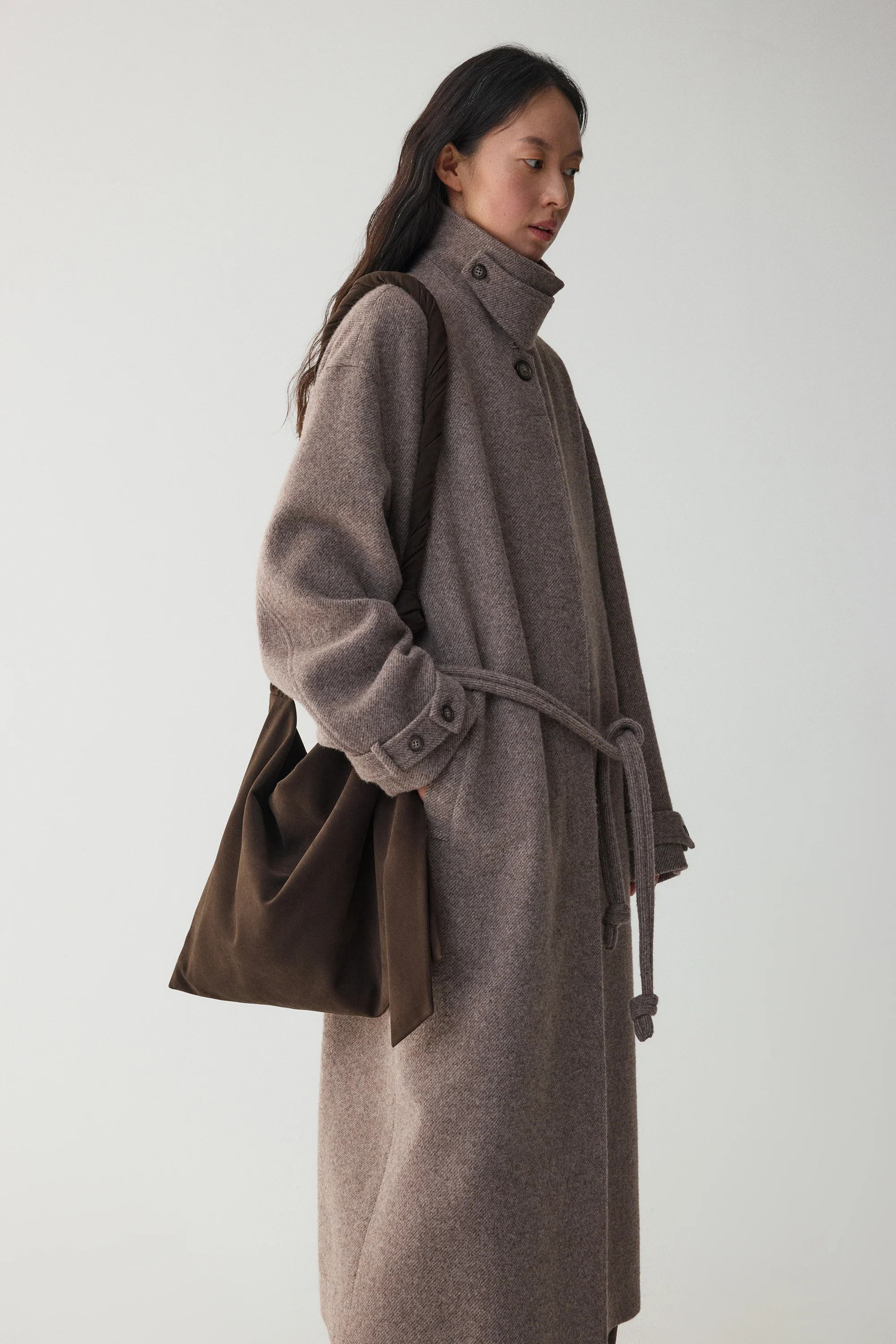 Crossbody Suede Tote Bag - Image 3