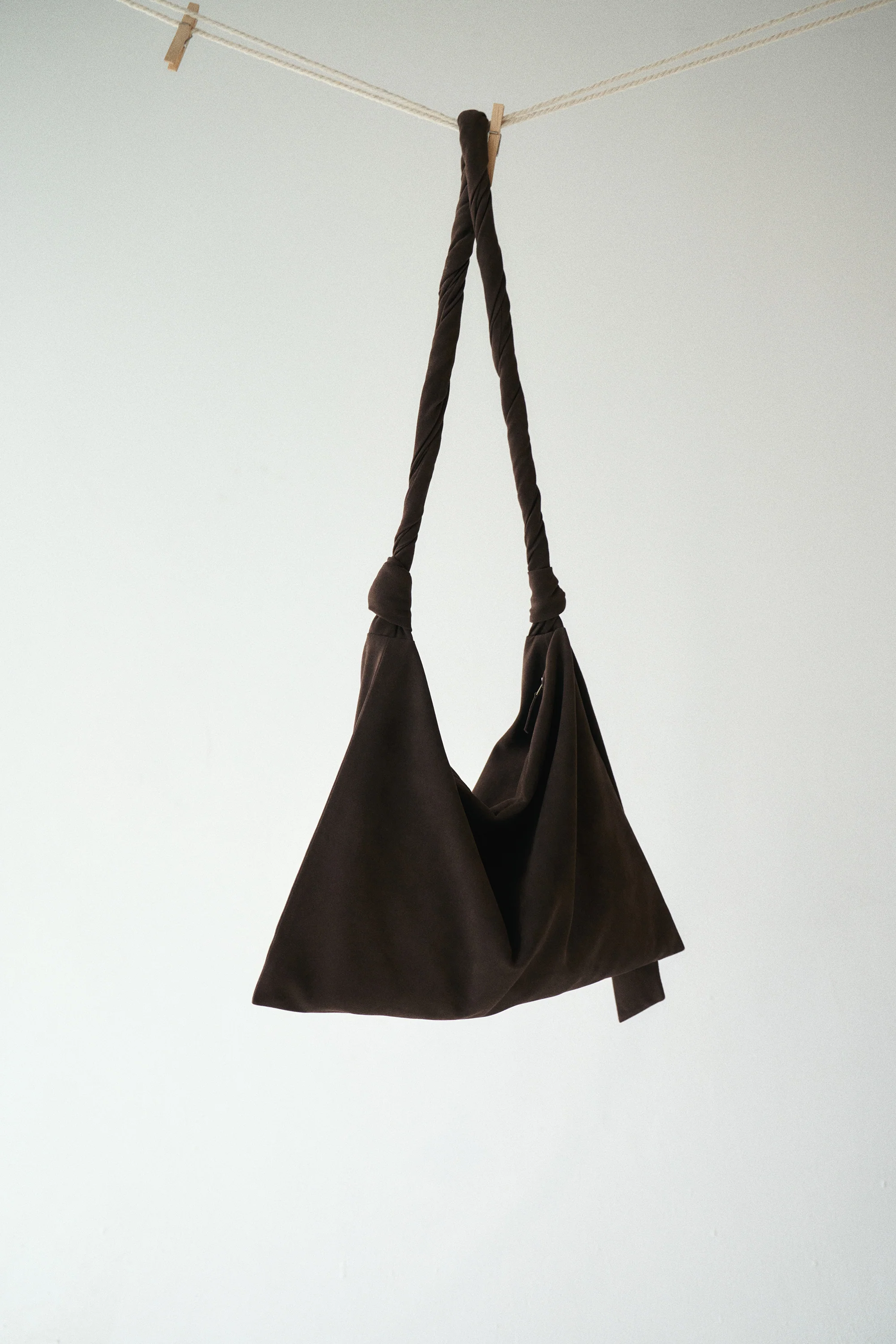 Crossbody Suede Tote Bag - Image 7