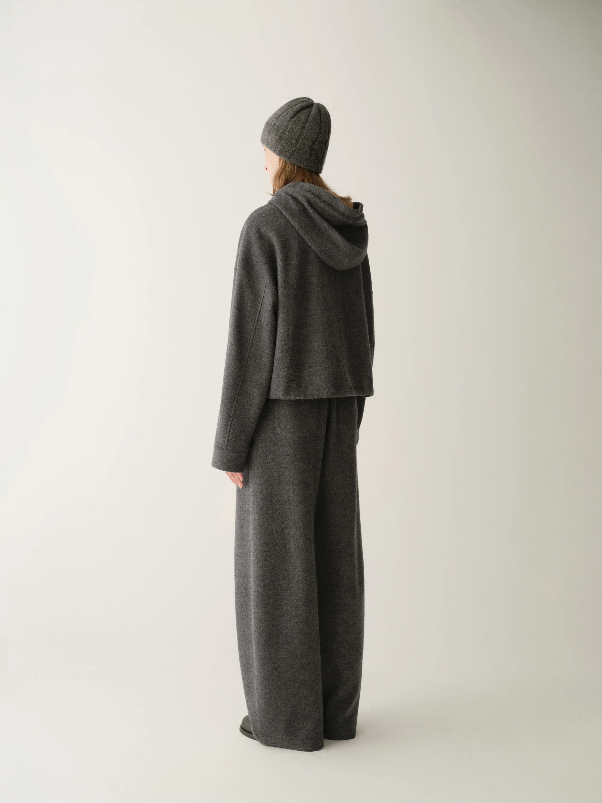 Curved Knit Elasticated Joggers - Image 15
