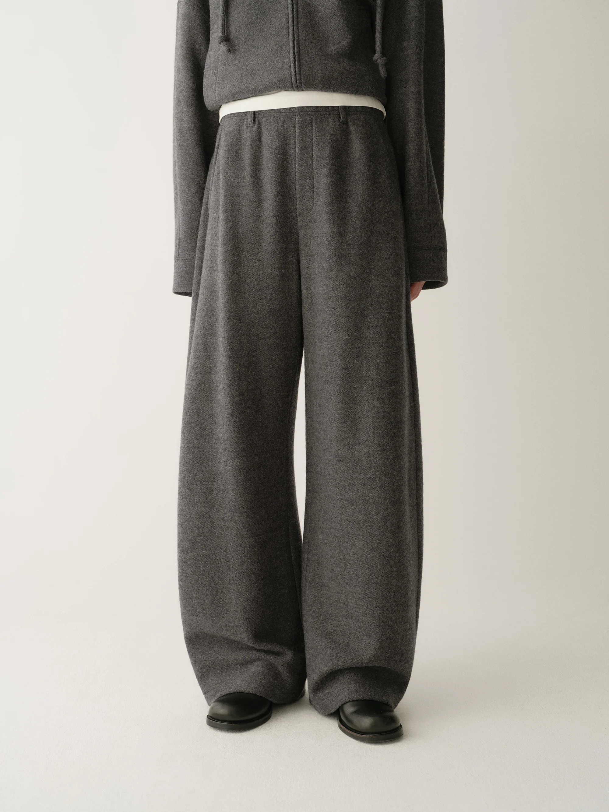 Curved Knit Elasticated Joggers - Image 16