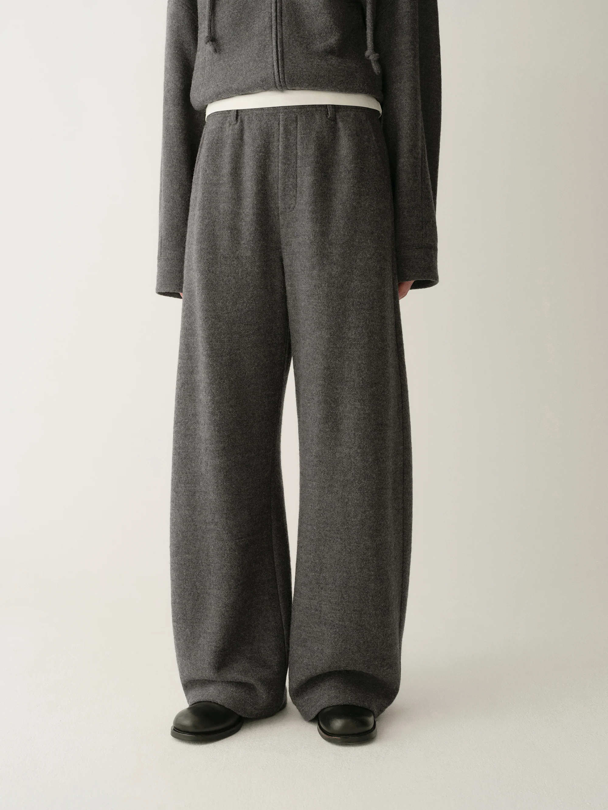 Curved Knit Elasticated Joggers - Image 17