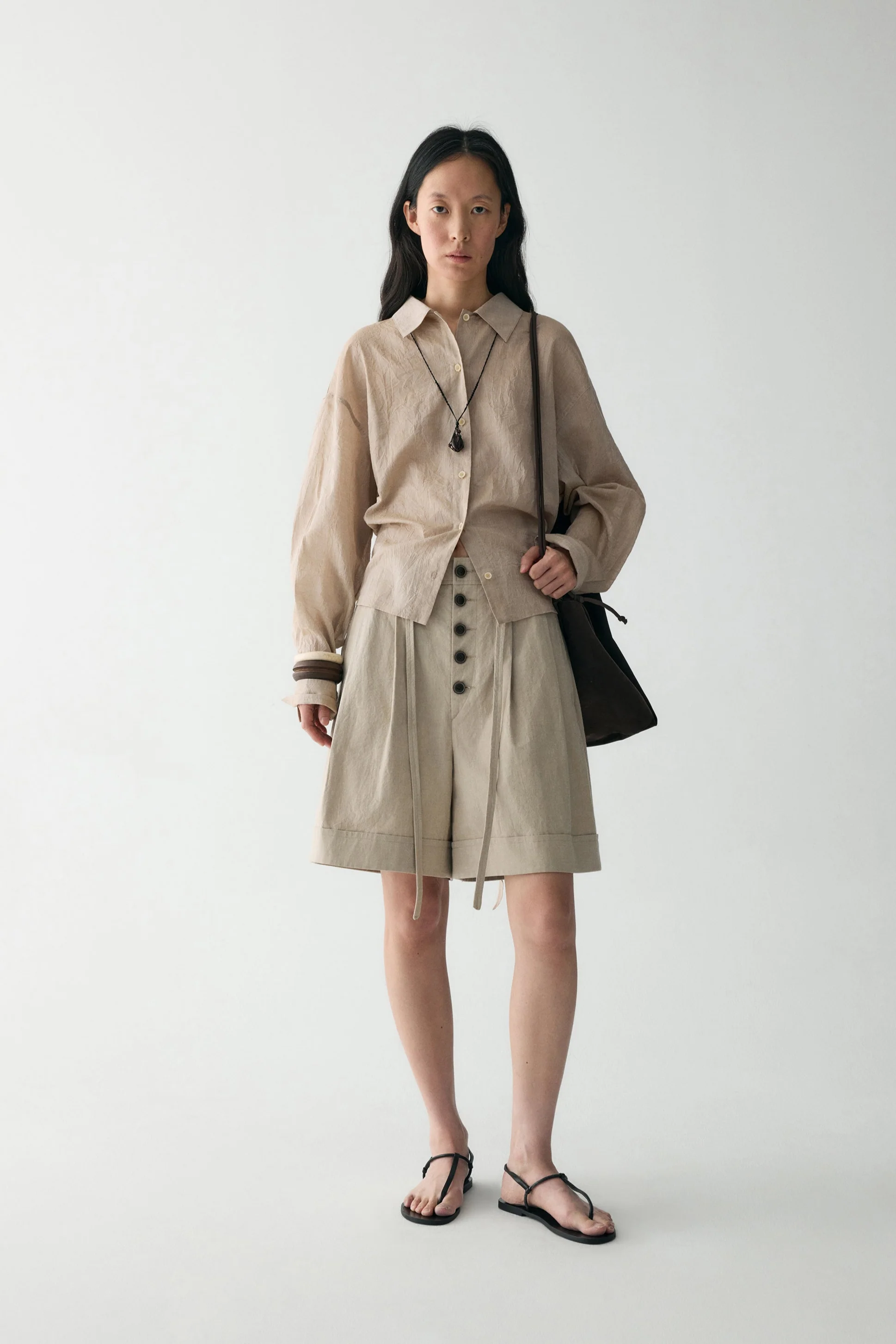 Curved Loose Shorts - Image 4