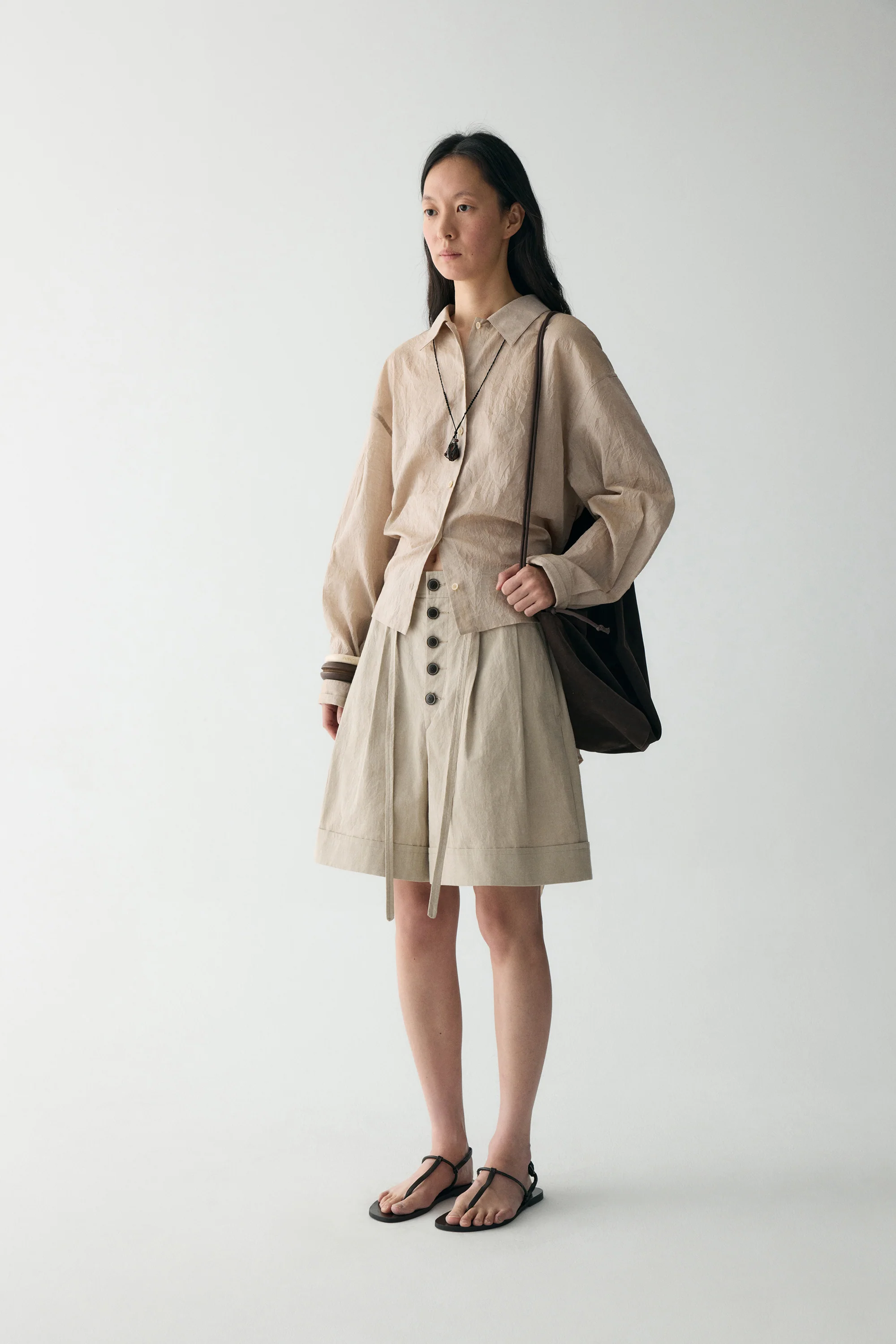 Curved Loose Shorts - Image 5