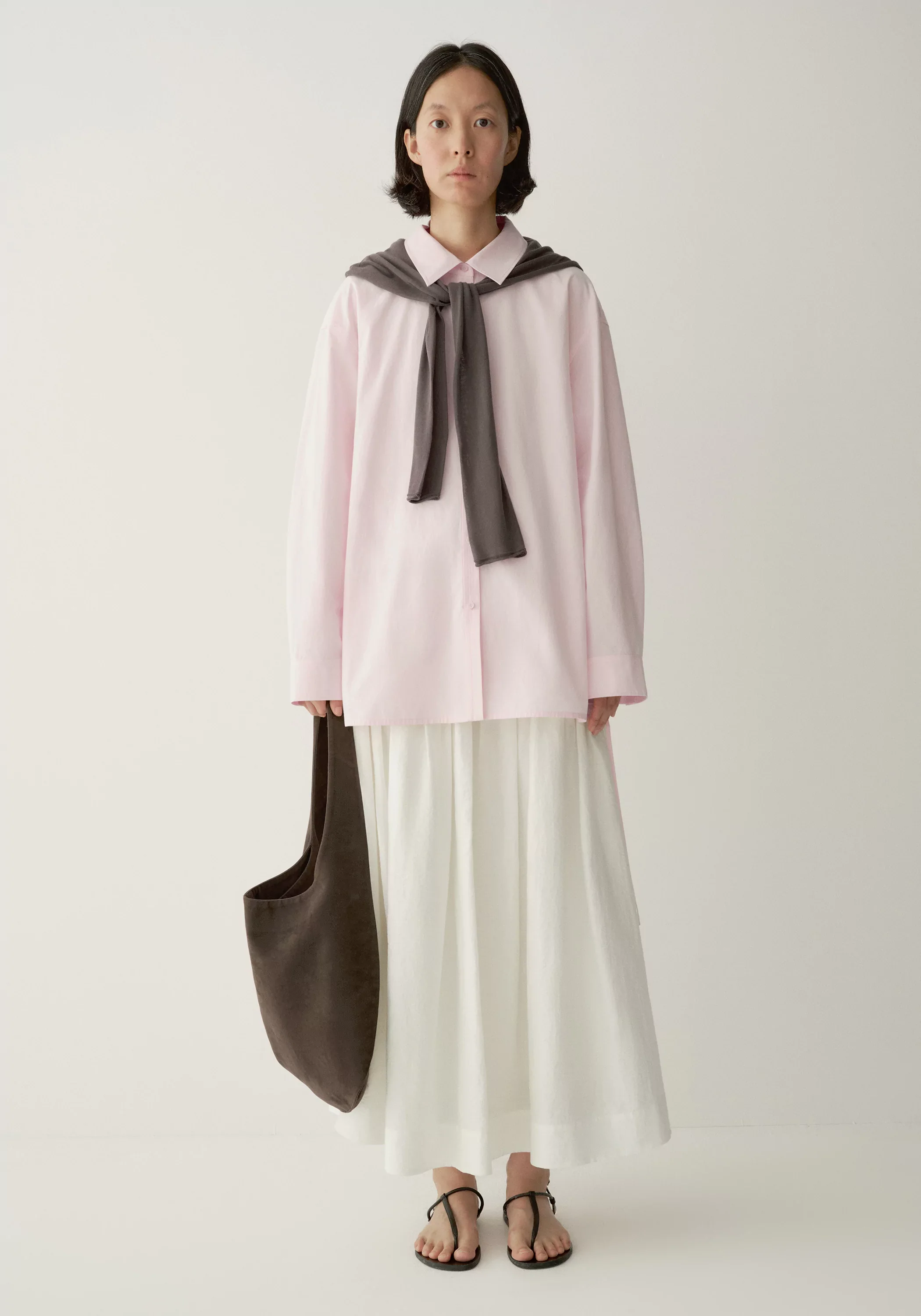 Drawstring Cotton Shirt - Image 17