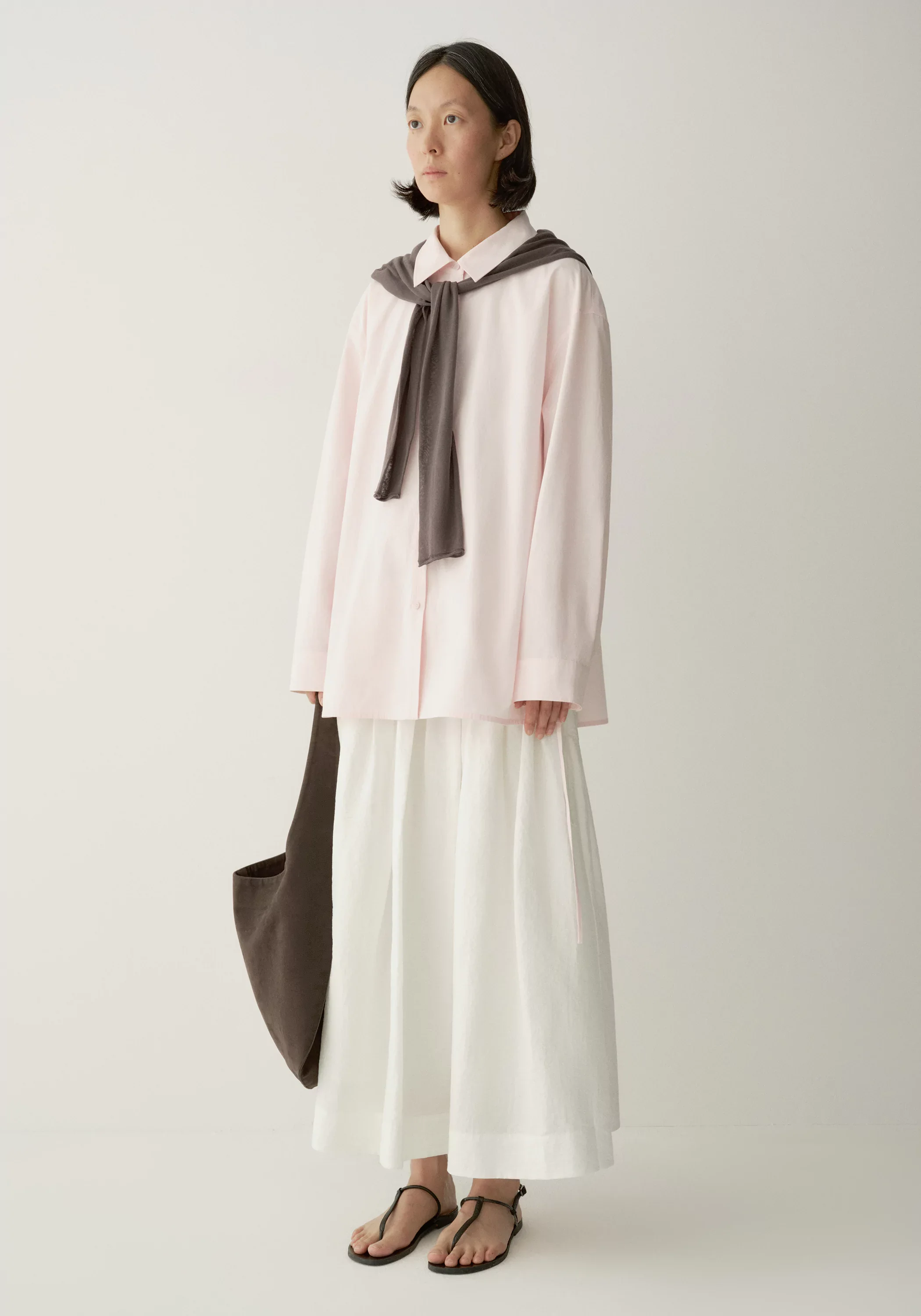 Drawstring Cotton Shirt - Image 18