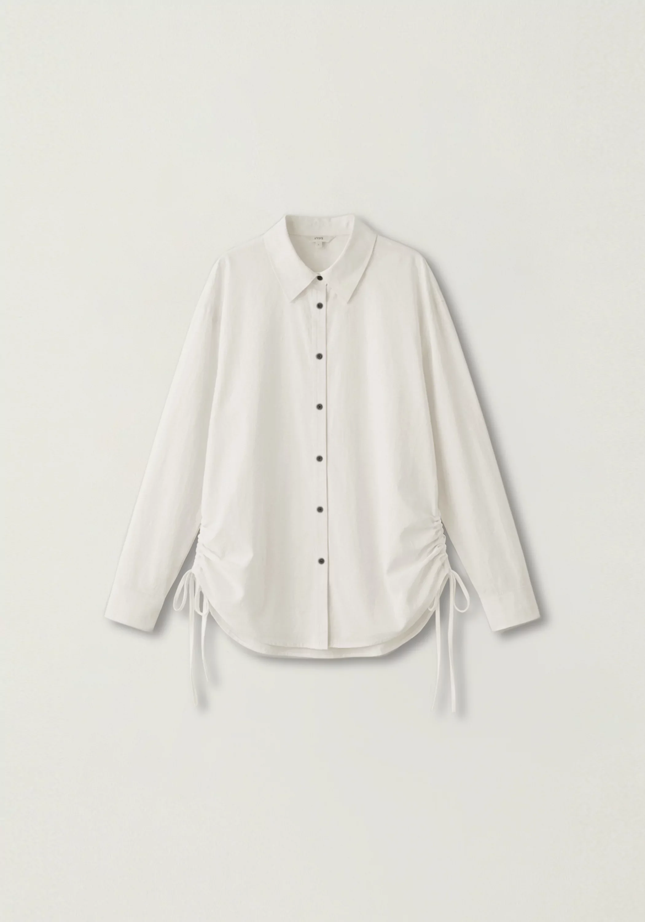 Drawstring Cotton Shirt - Image 2