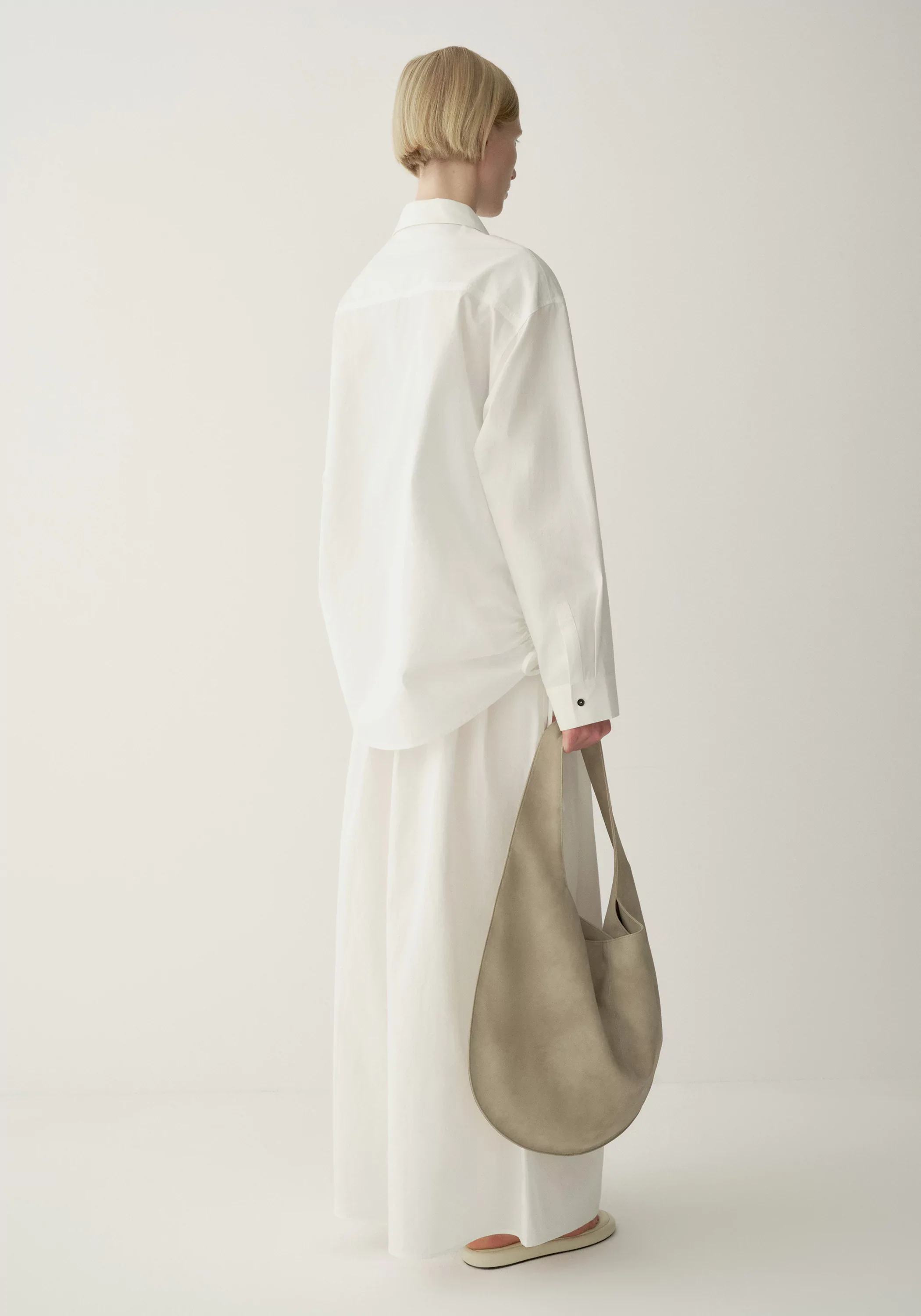 Drawstring Cotton Shirt - Image 7