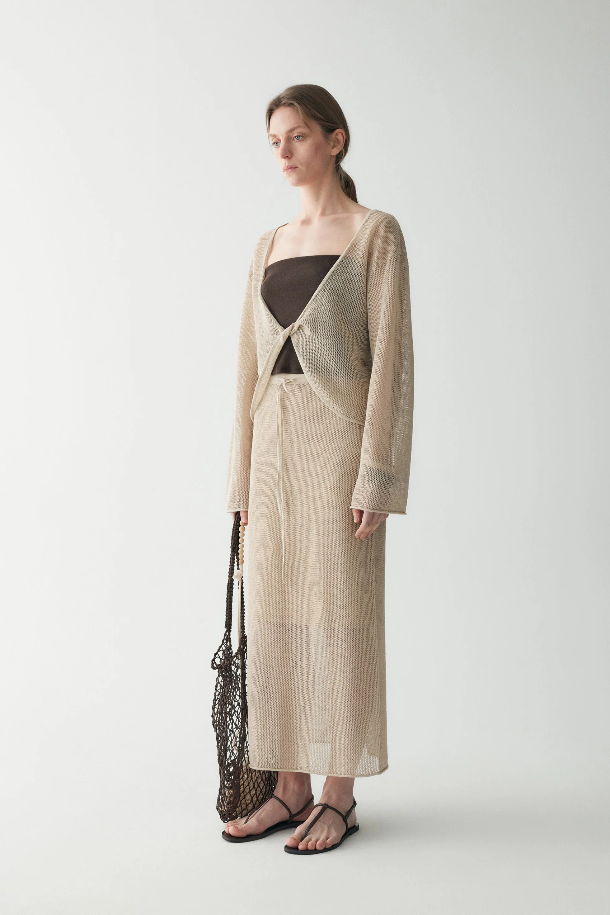 Drawstring Sheer Skirt - Image 12