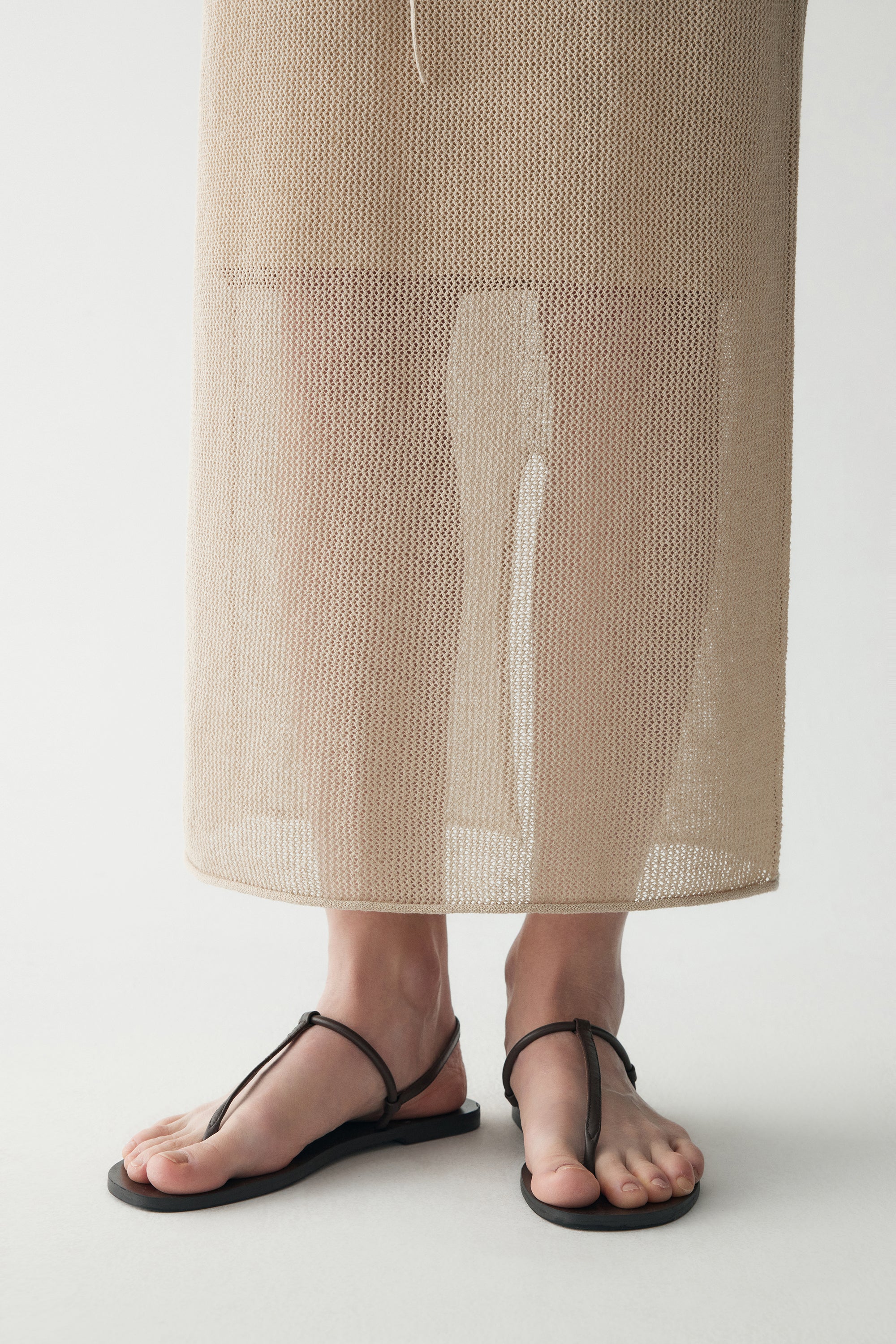 Drawstring Sheer Skirt - Image 18