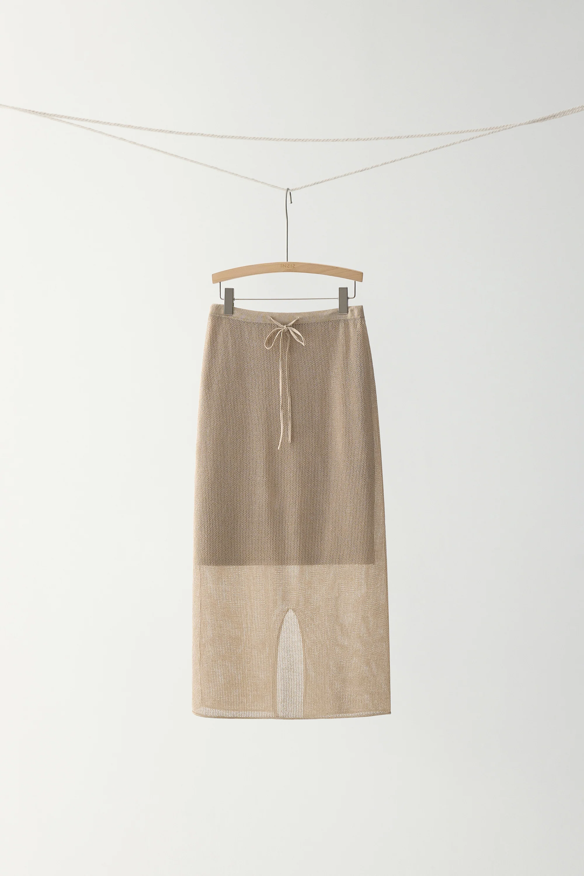 Drawstring Sheer Skirt - Image 2