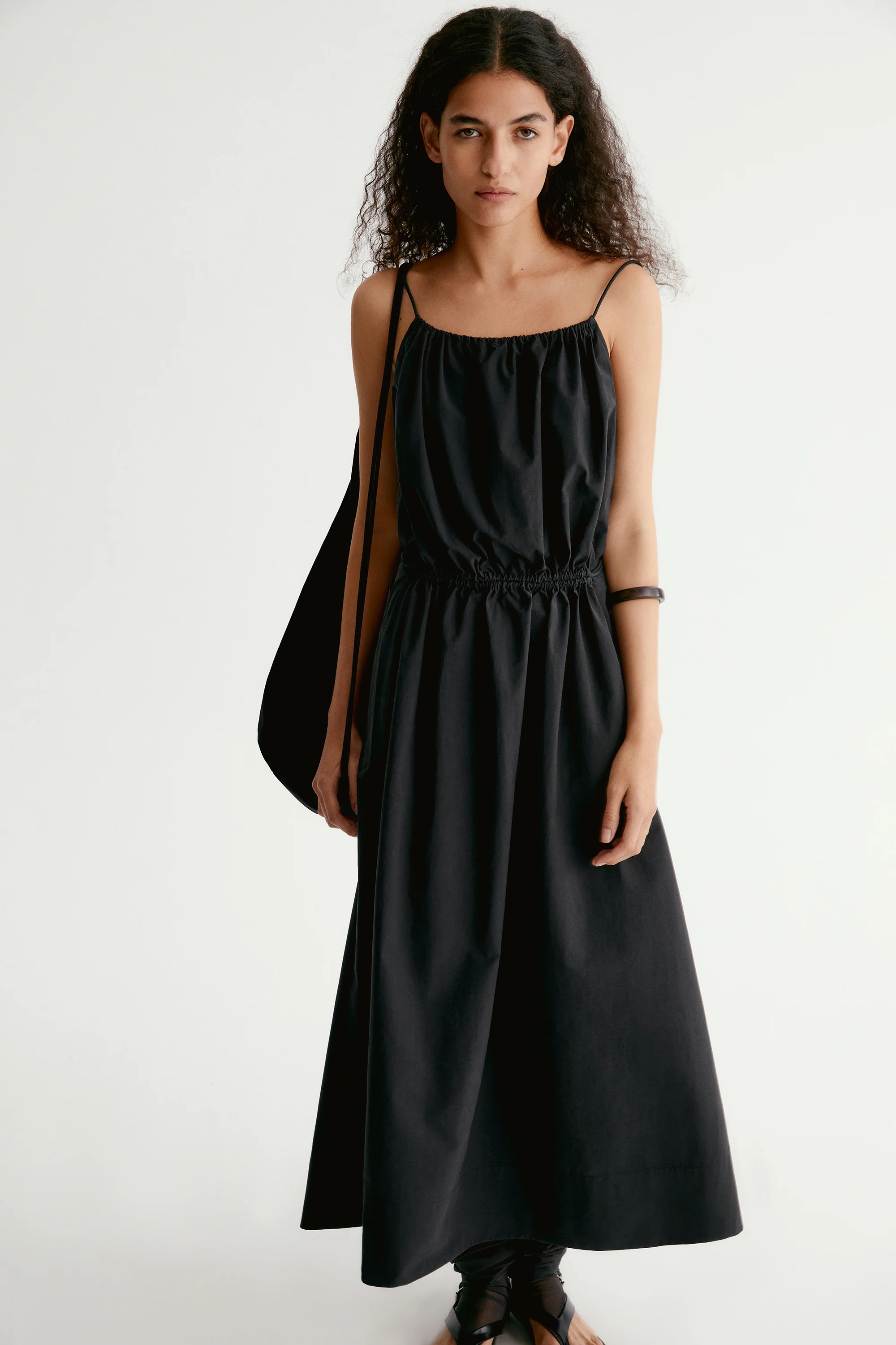 Drawstring Slip Maxi Dress - Image 7