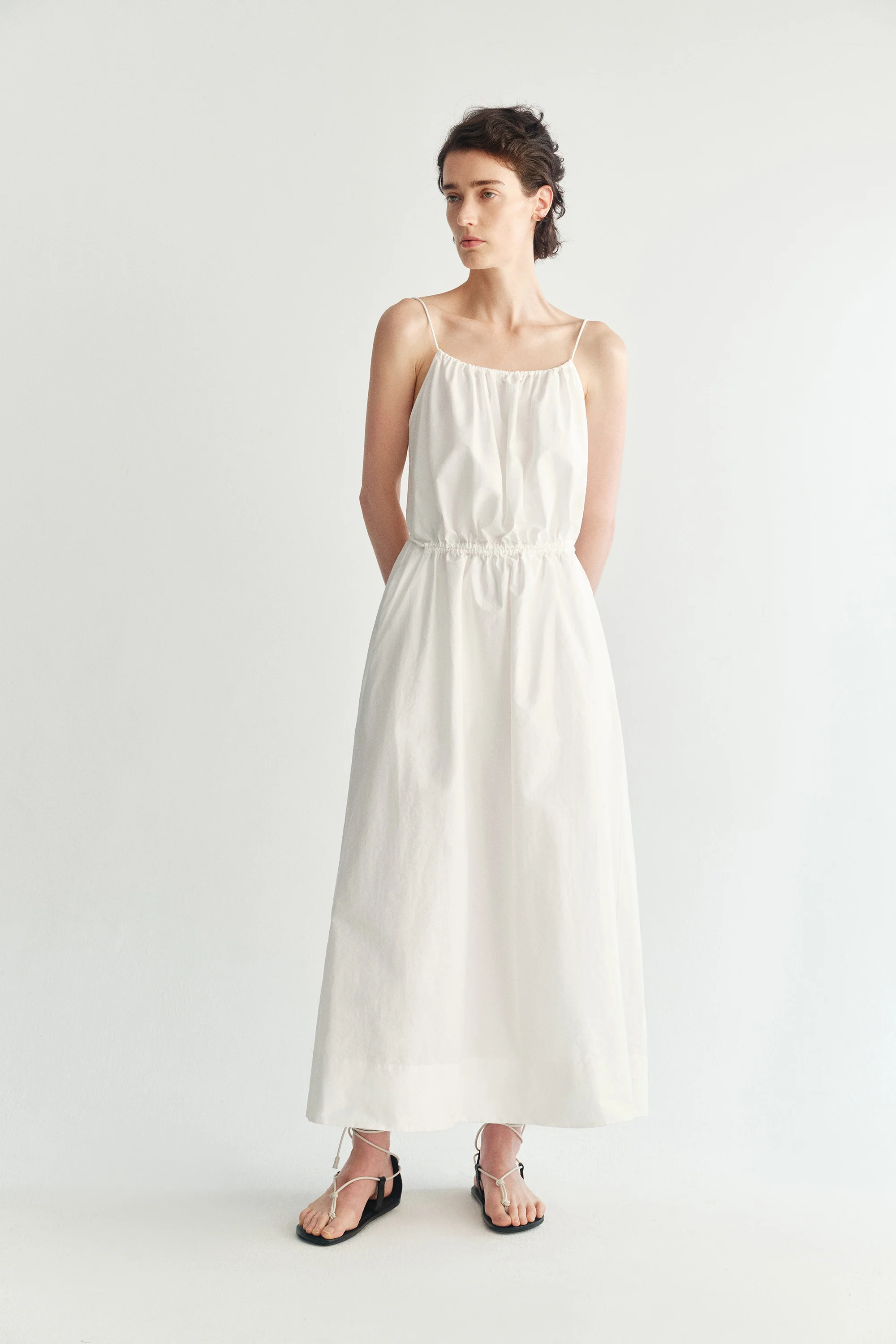 Drawstring Slip Maxi Dress - Image 9
