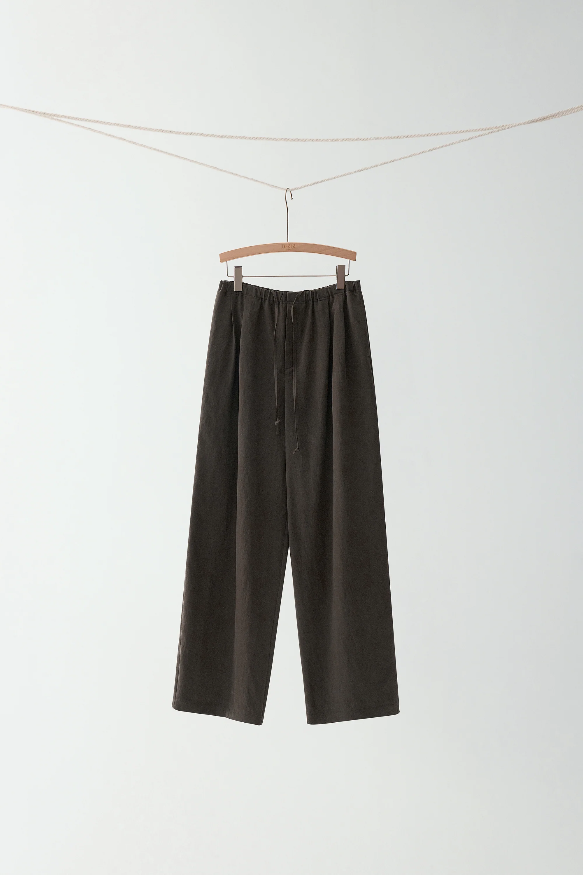 Drawstring Wide-leg Pants - Image 2