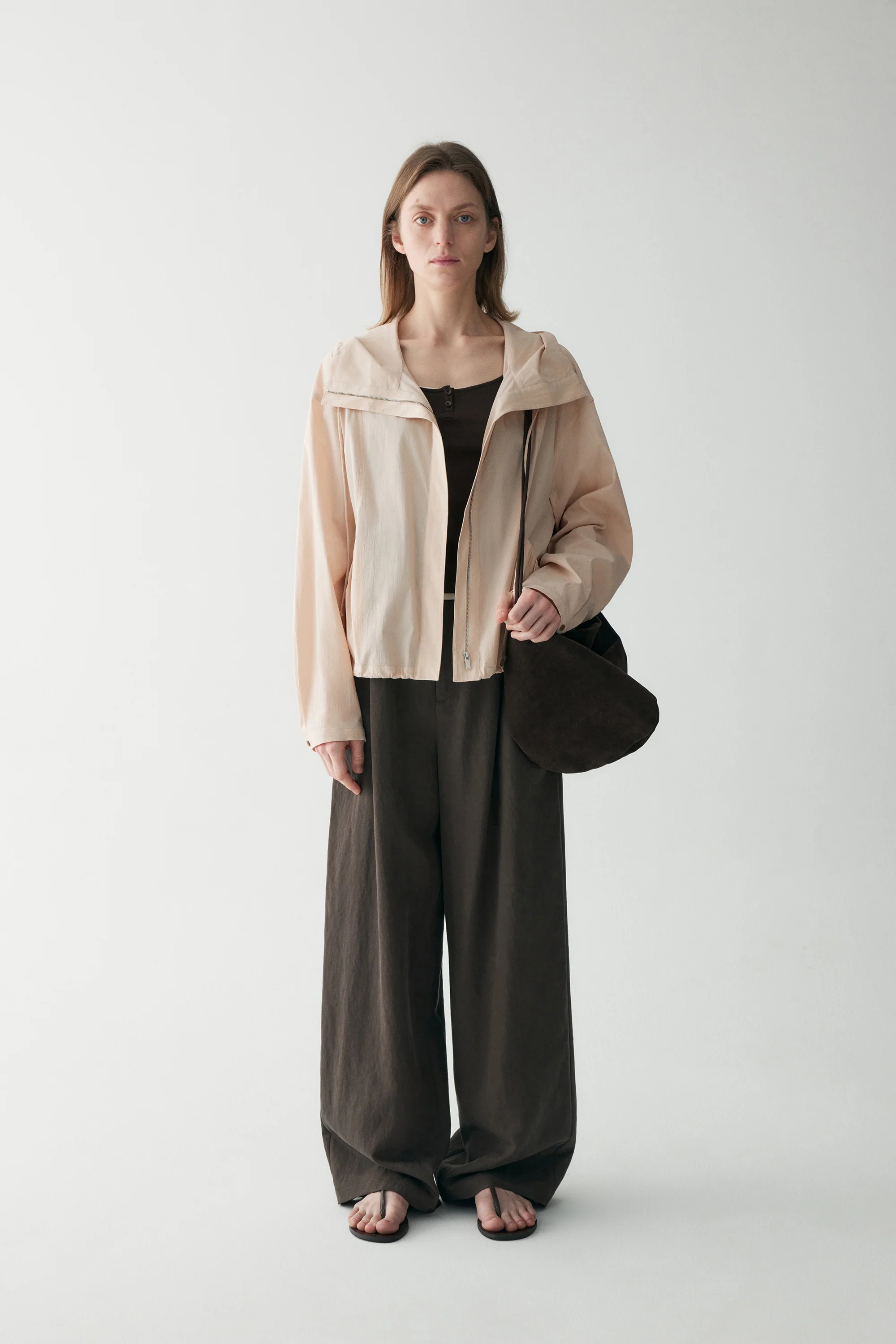 Drawstring Wide-leg Pants - Image 4
