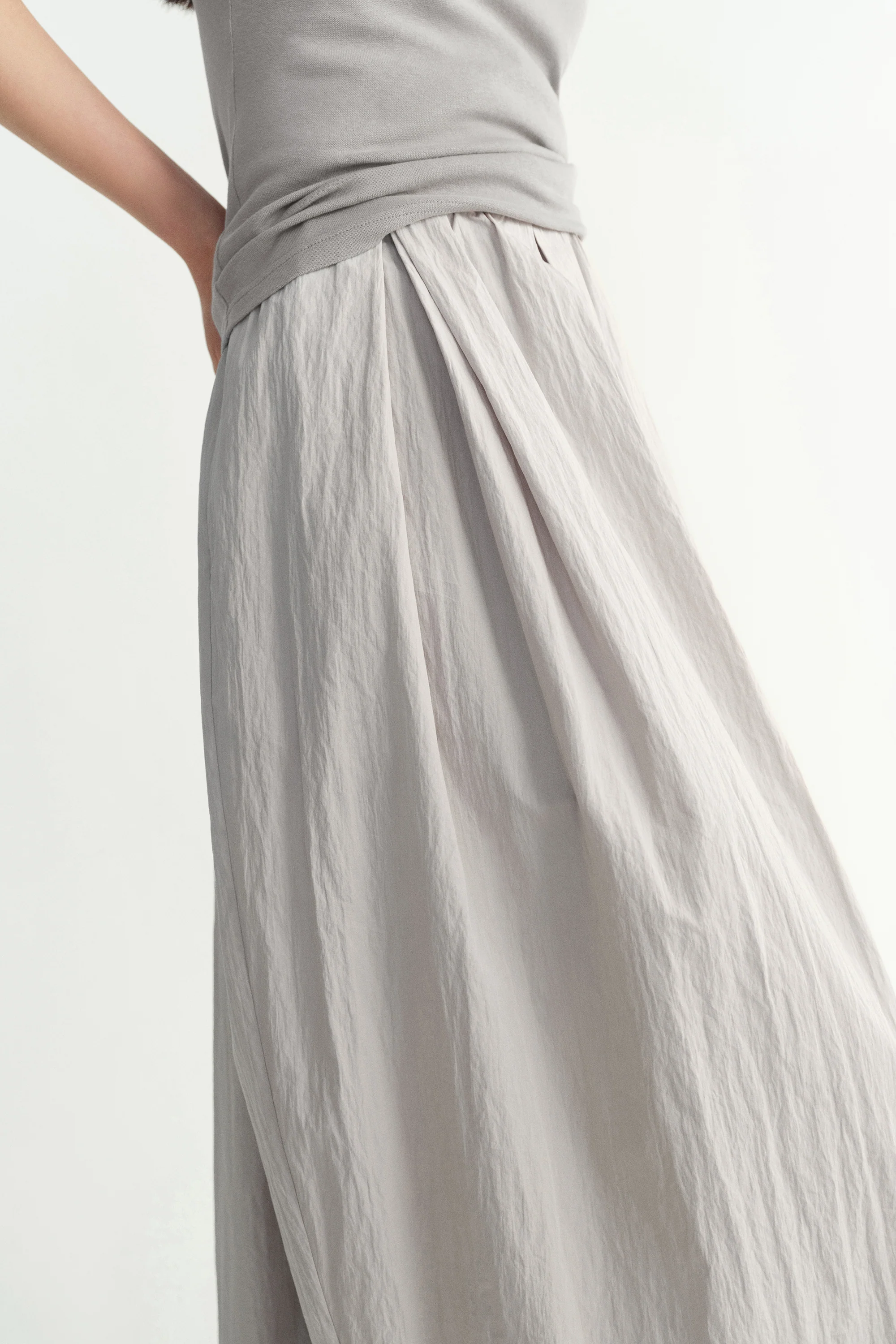 Elasticated Cotton Maxi Skirt - Image 14