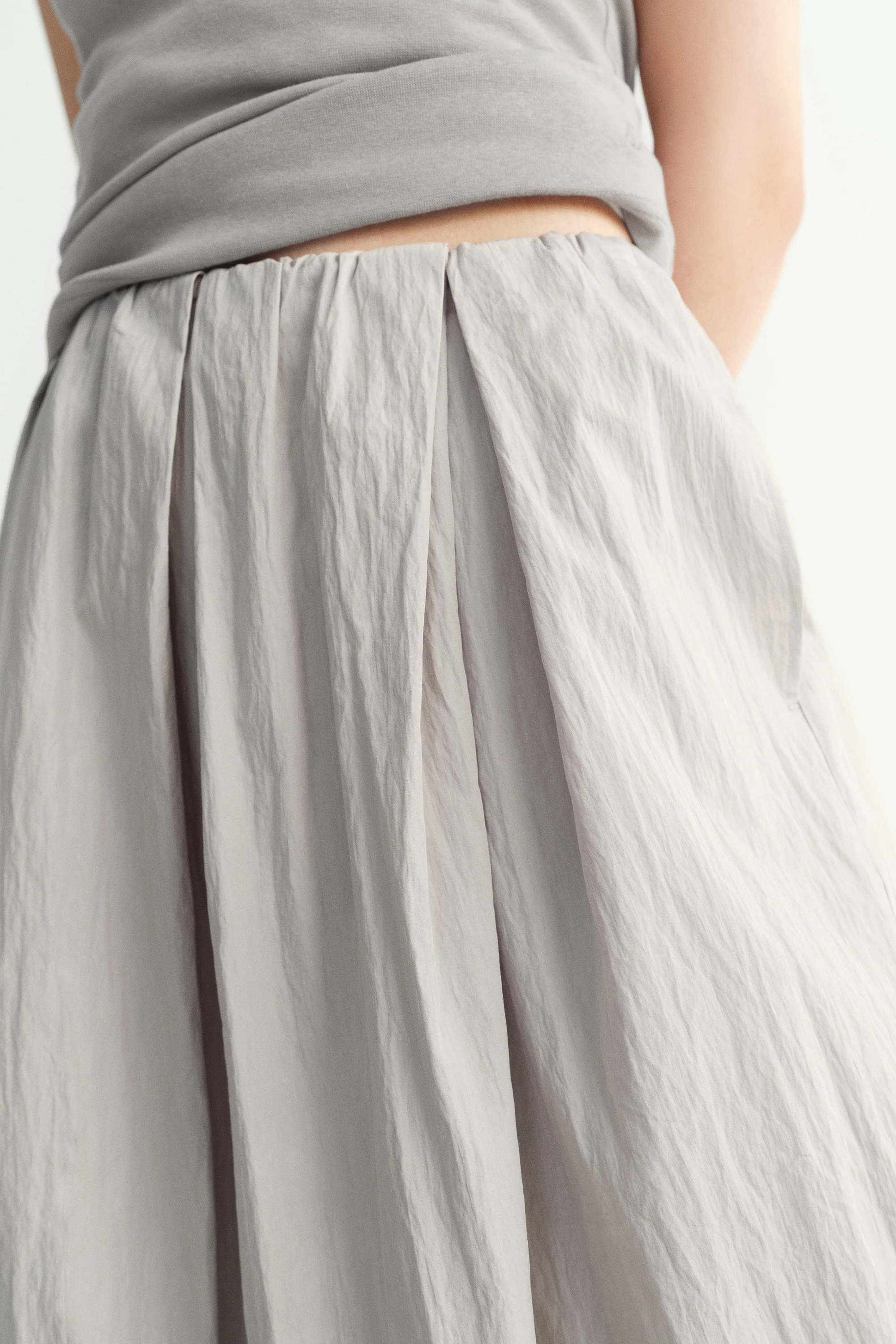 Elasticated Cotton Maxi Skirt - Image 15