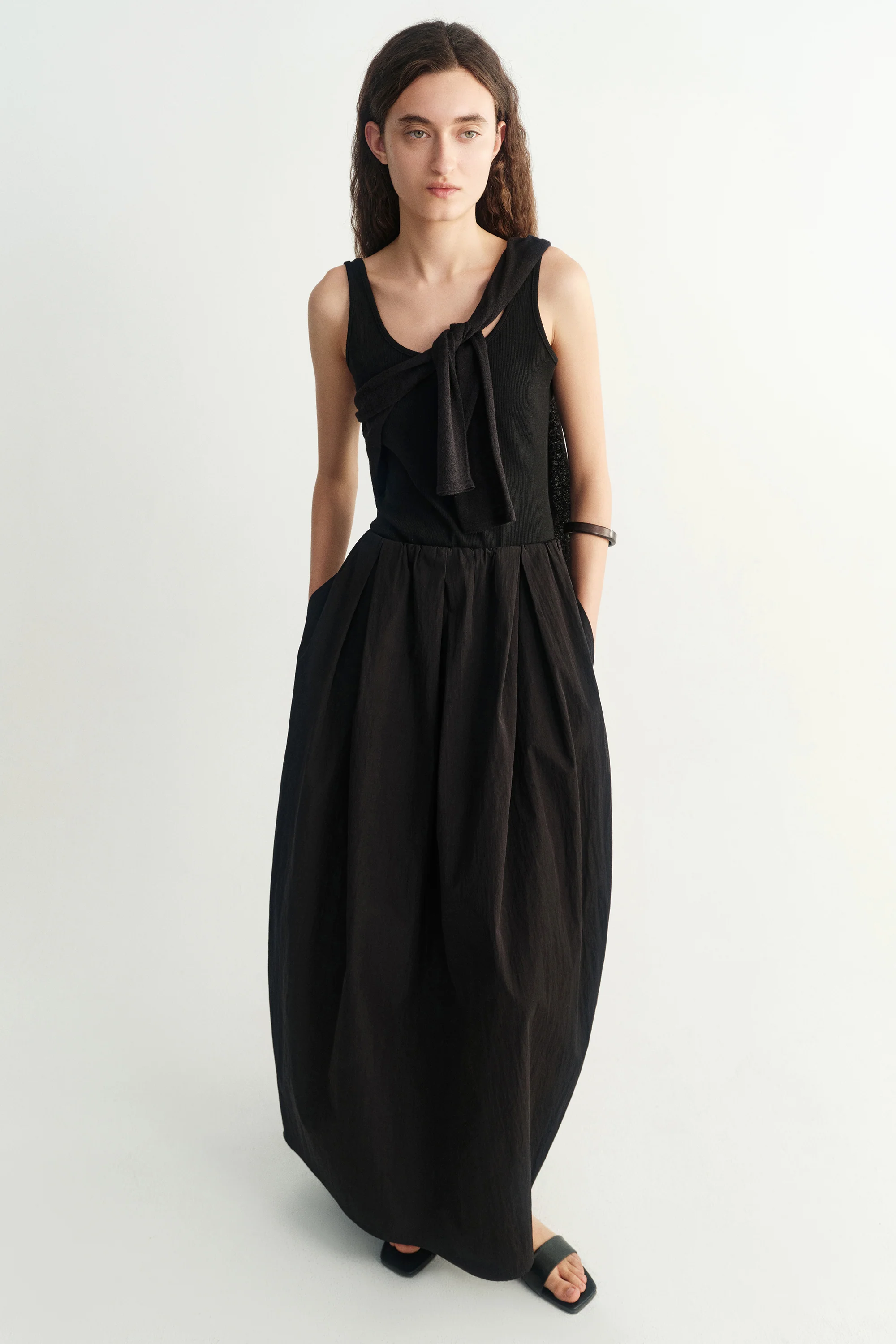 Elasticated Cotton Maxi Skirt - Image 4