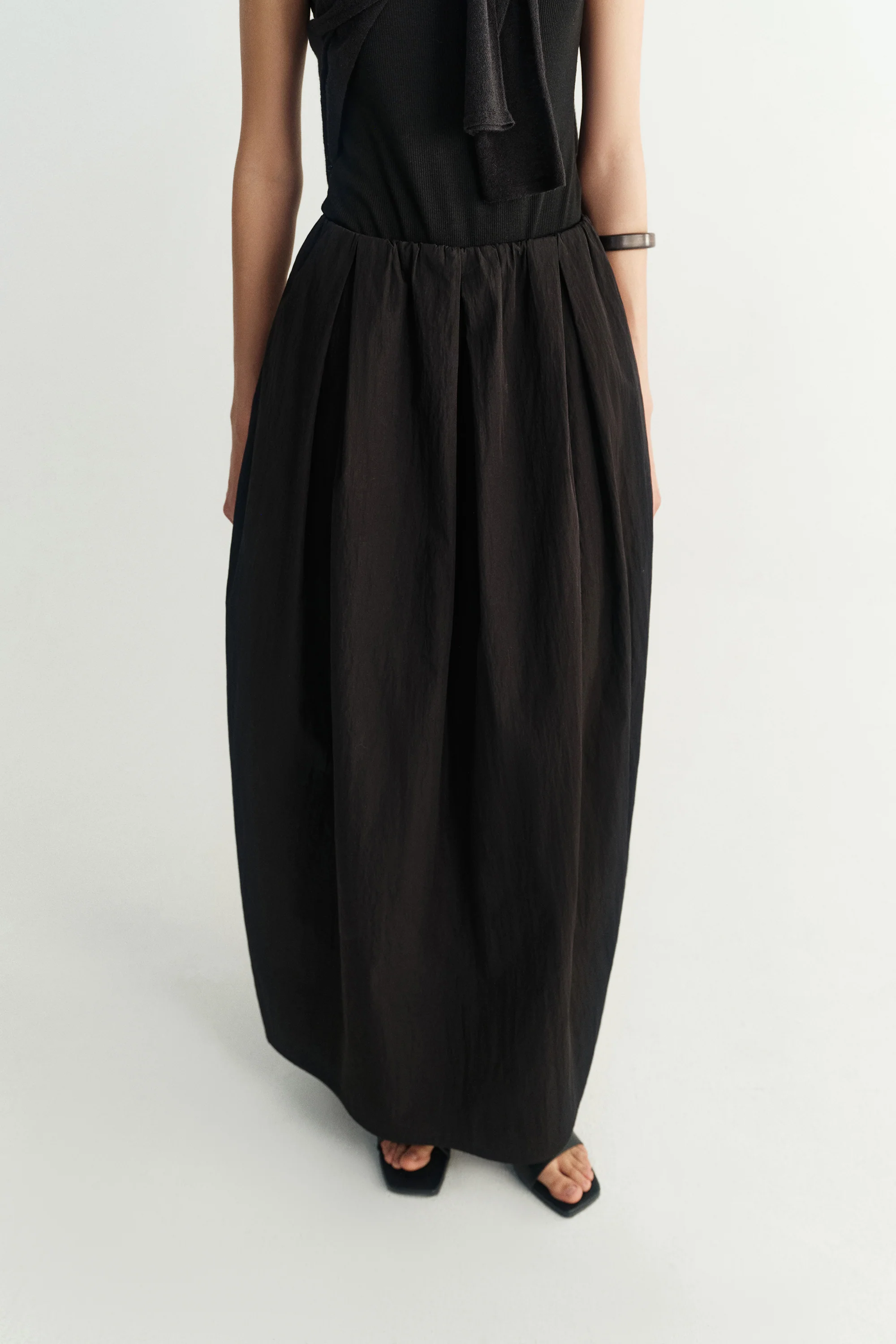 Elasticated Cotton Maxi Skirt - Image 7