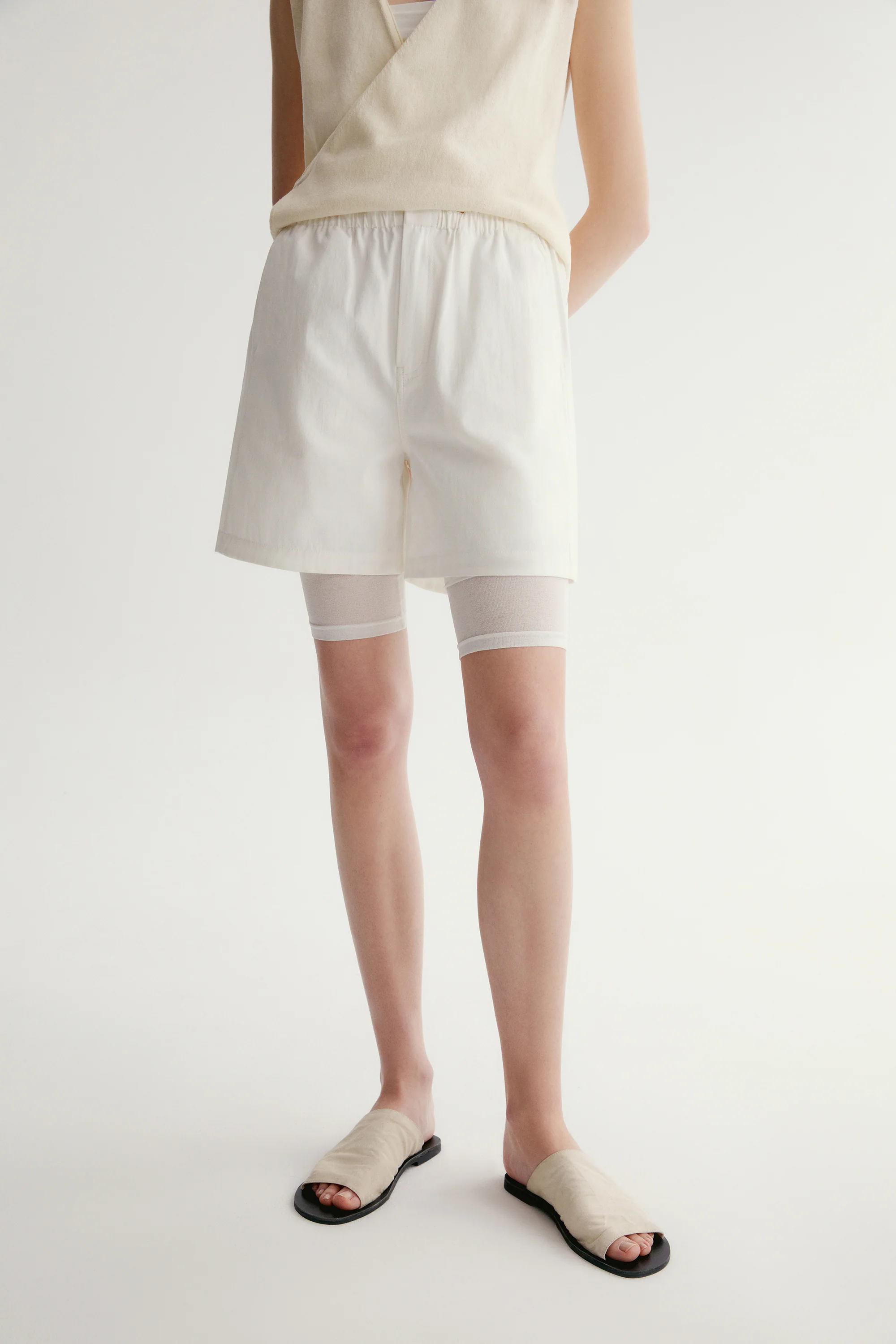 Elasticated Cotton Shorts - Image 13