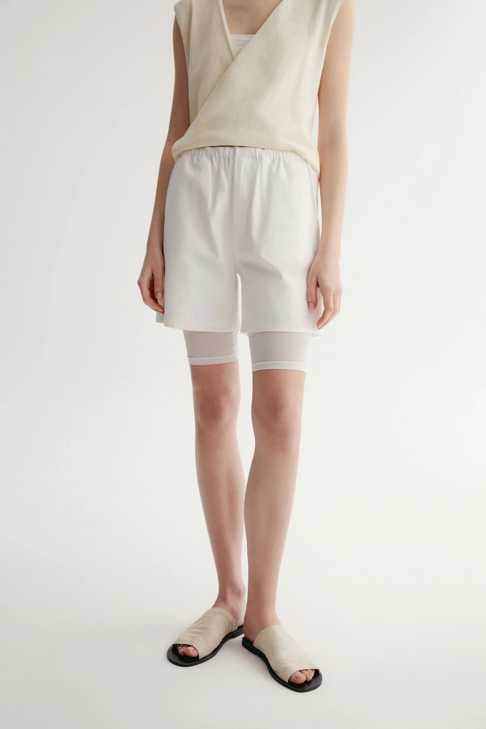 Elasticated Cotton Shorts - Image 14