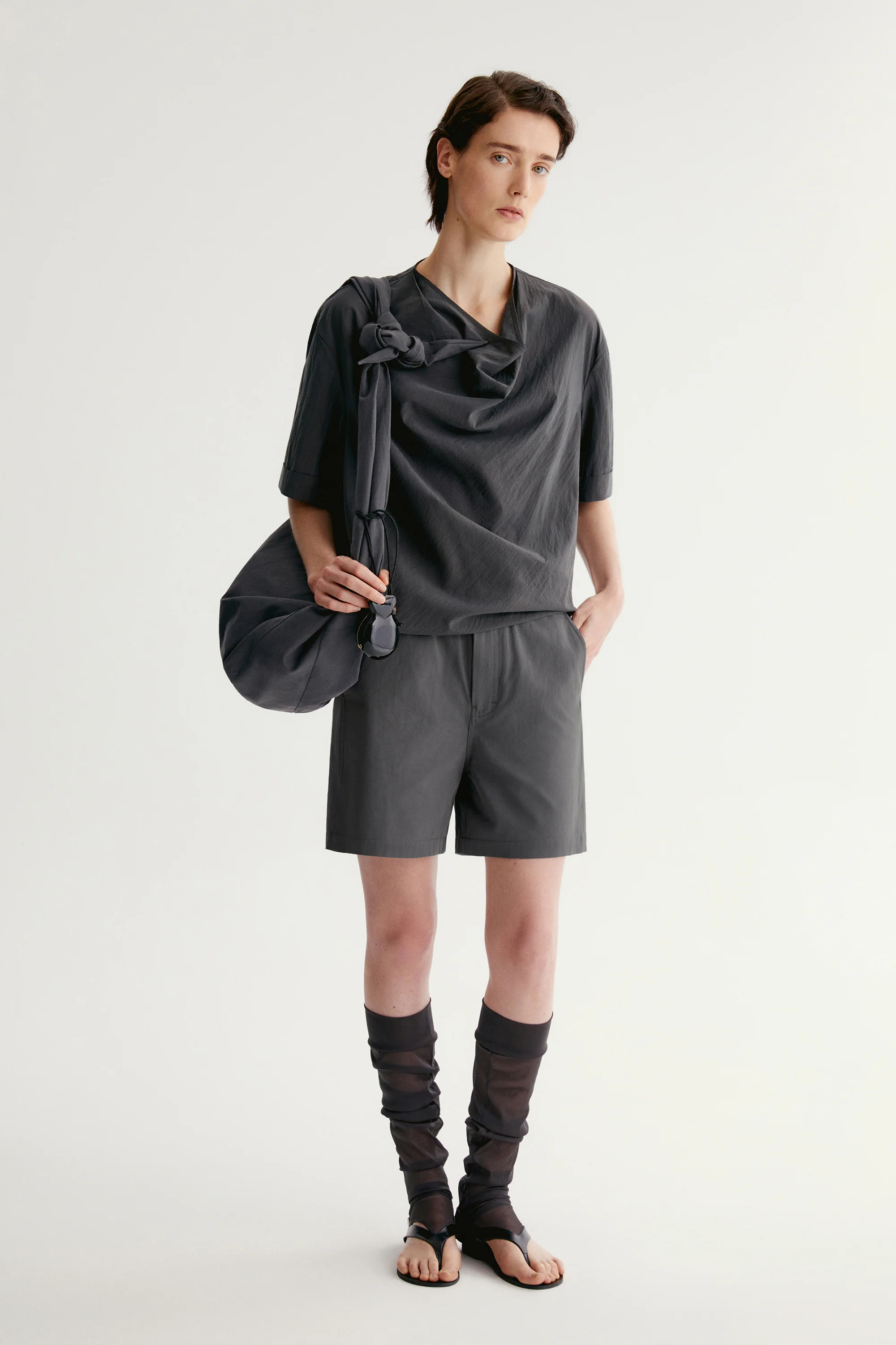 Elasticated Cotton Shorts - Image 3