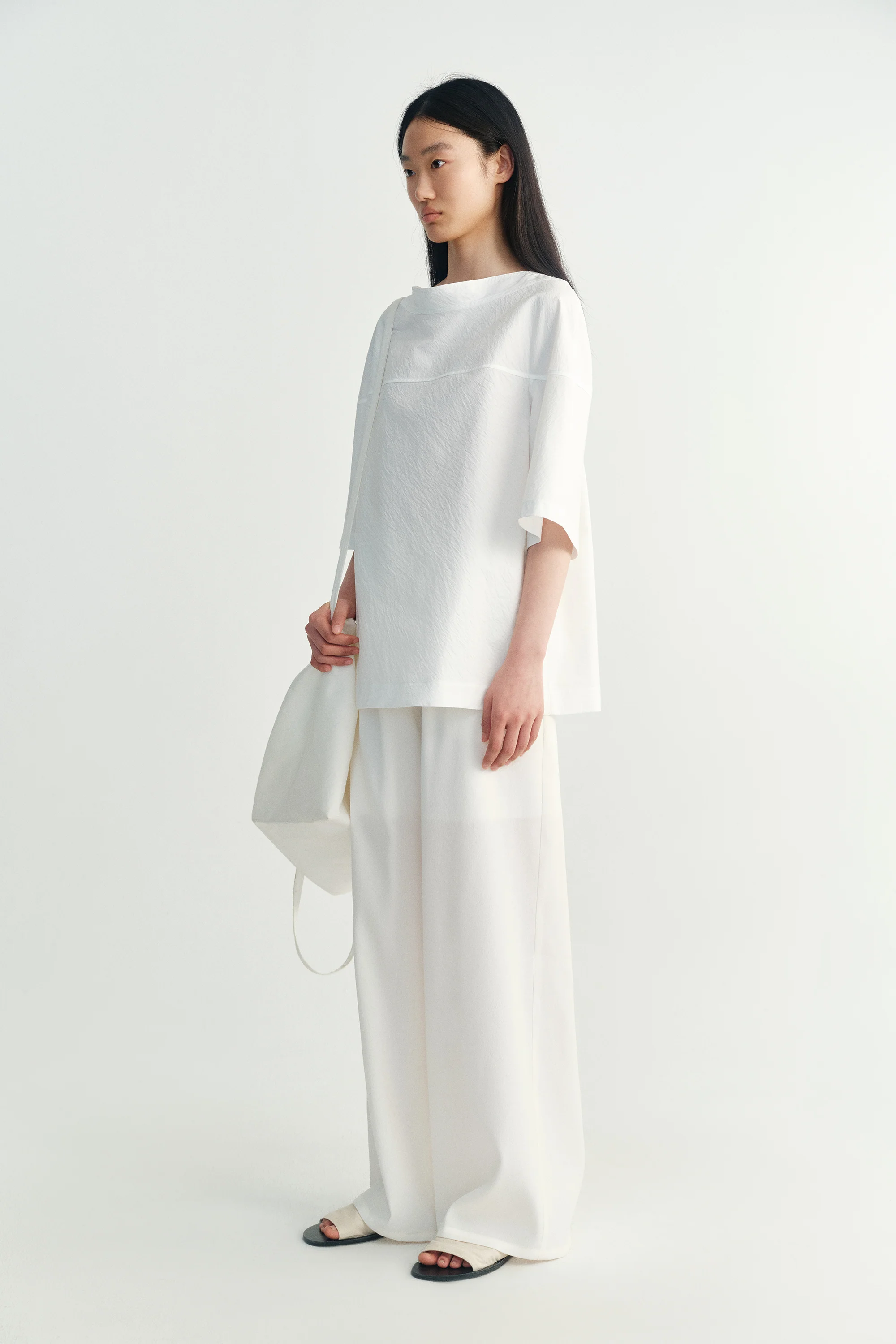 Elasticated Wide-leg Pants - Image 10