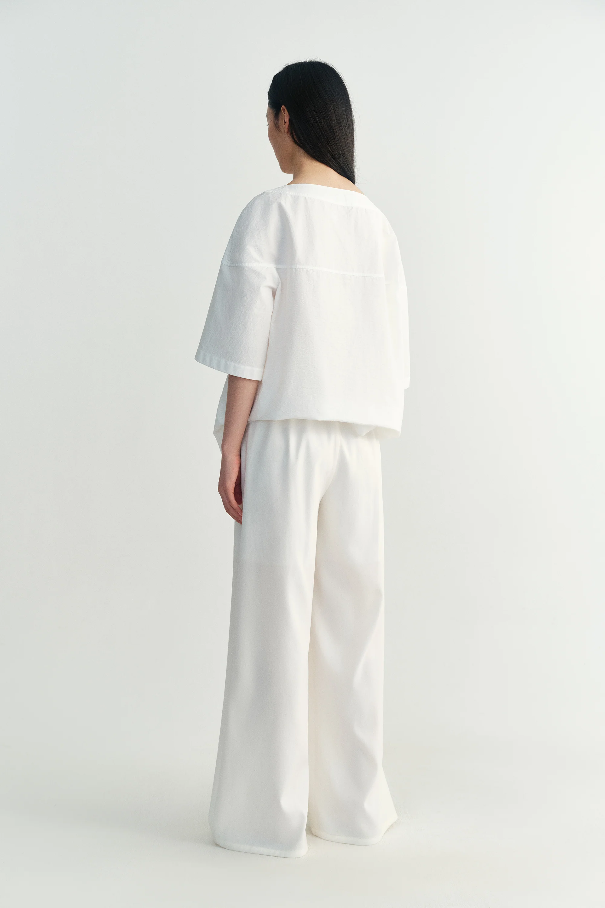 Elasticated Wide-leg Pants - Image 12