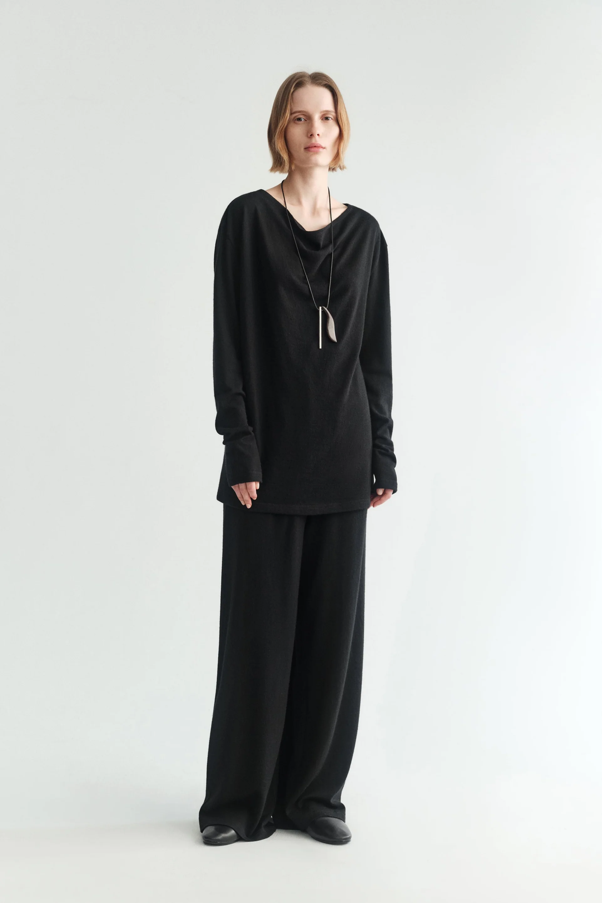Elasticated Wool Pants