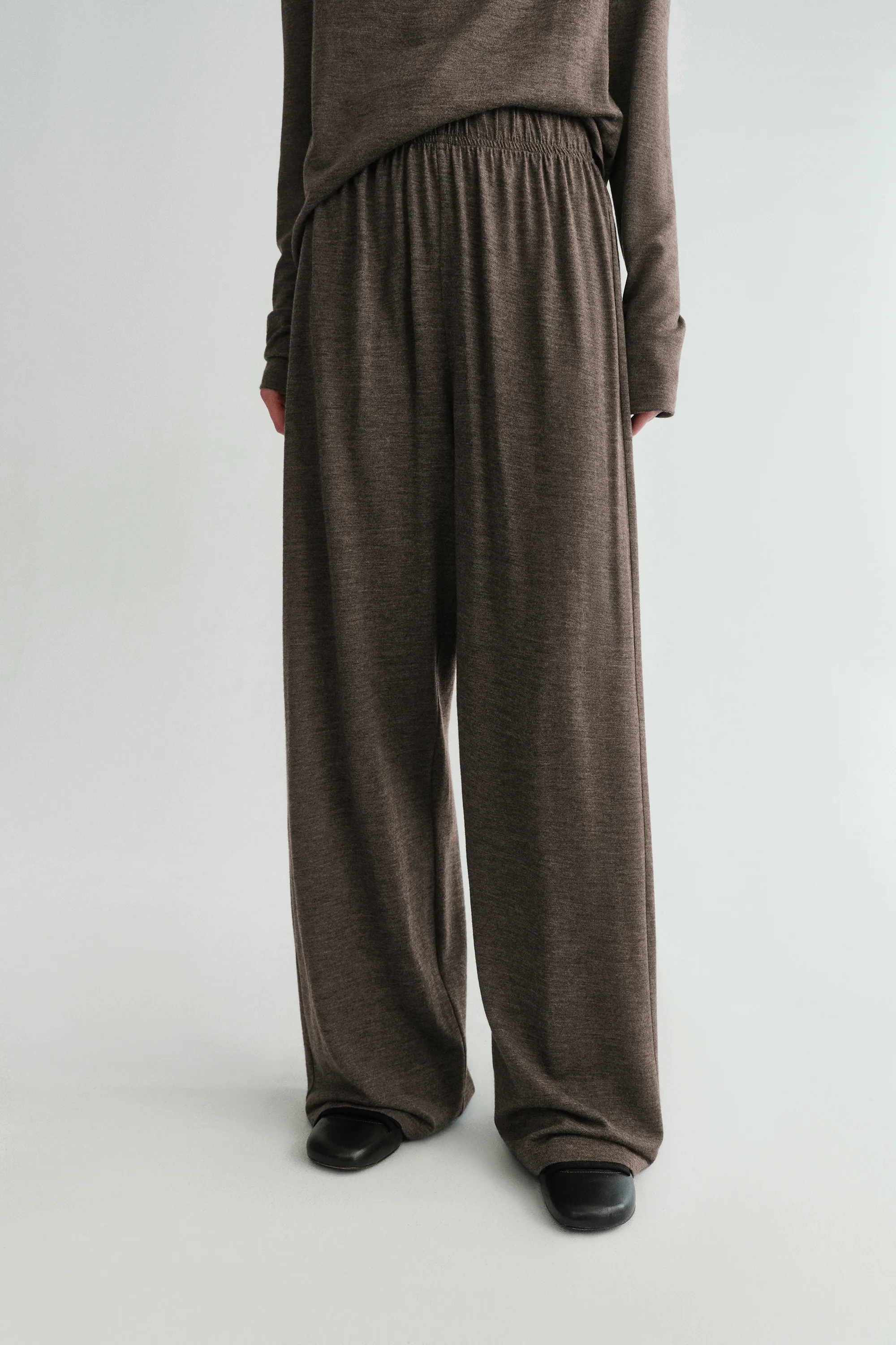 Elasticated Wool Pants - Image 4