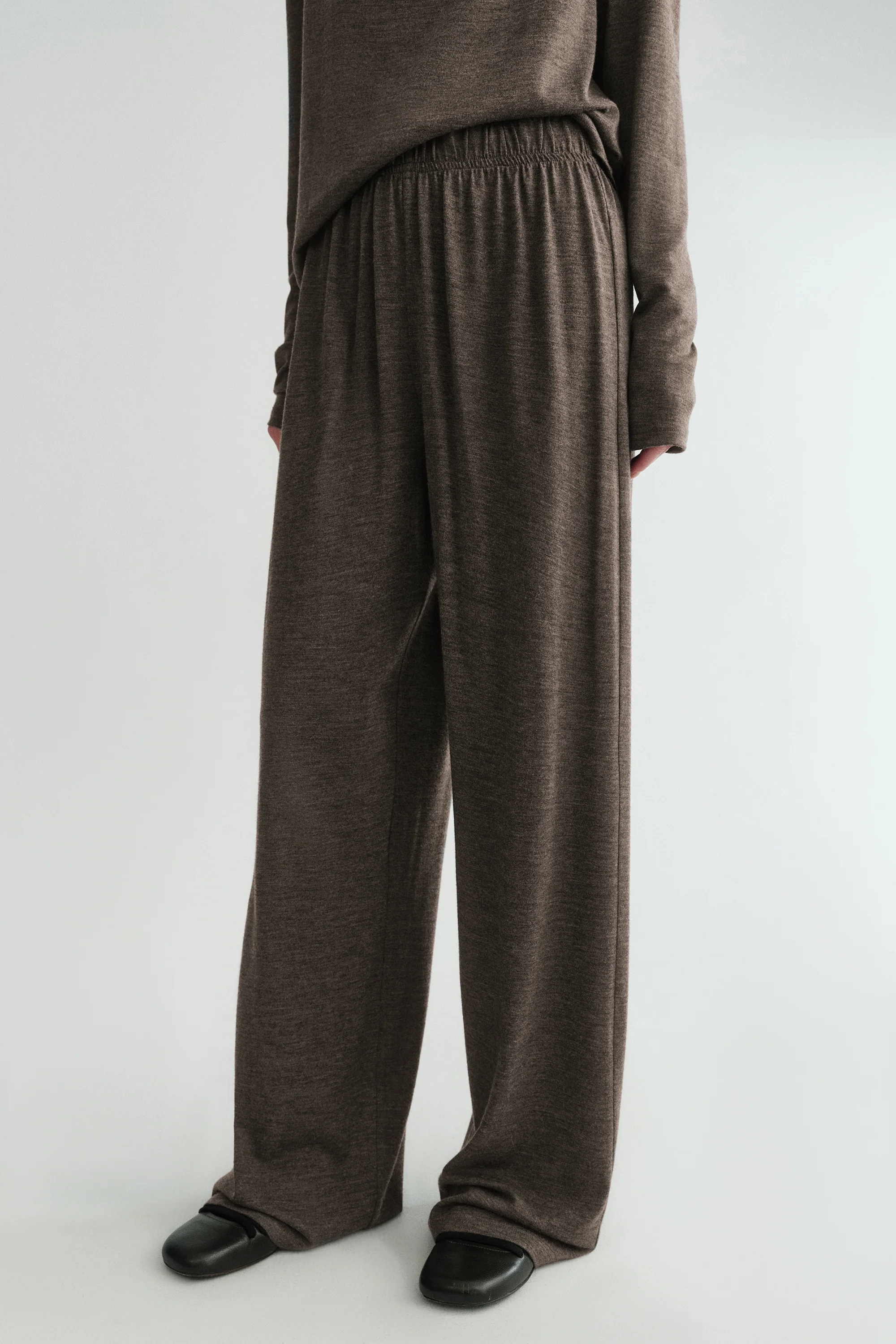 Elasticated Wool Pants - Image 5