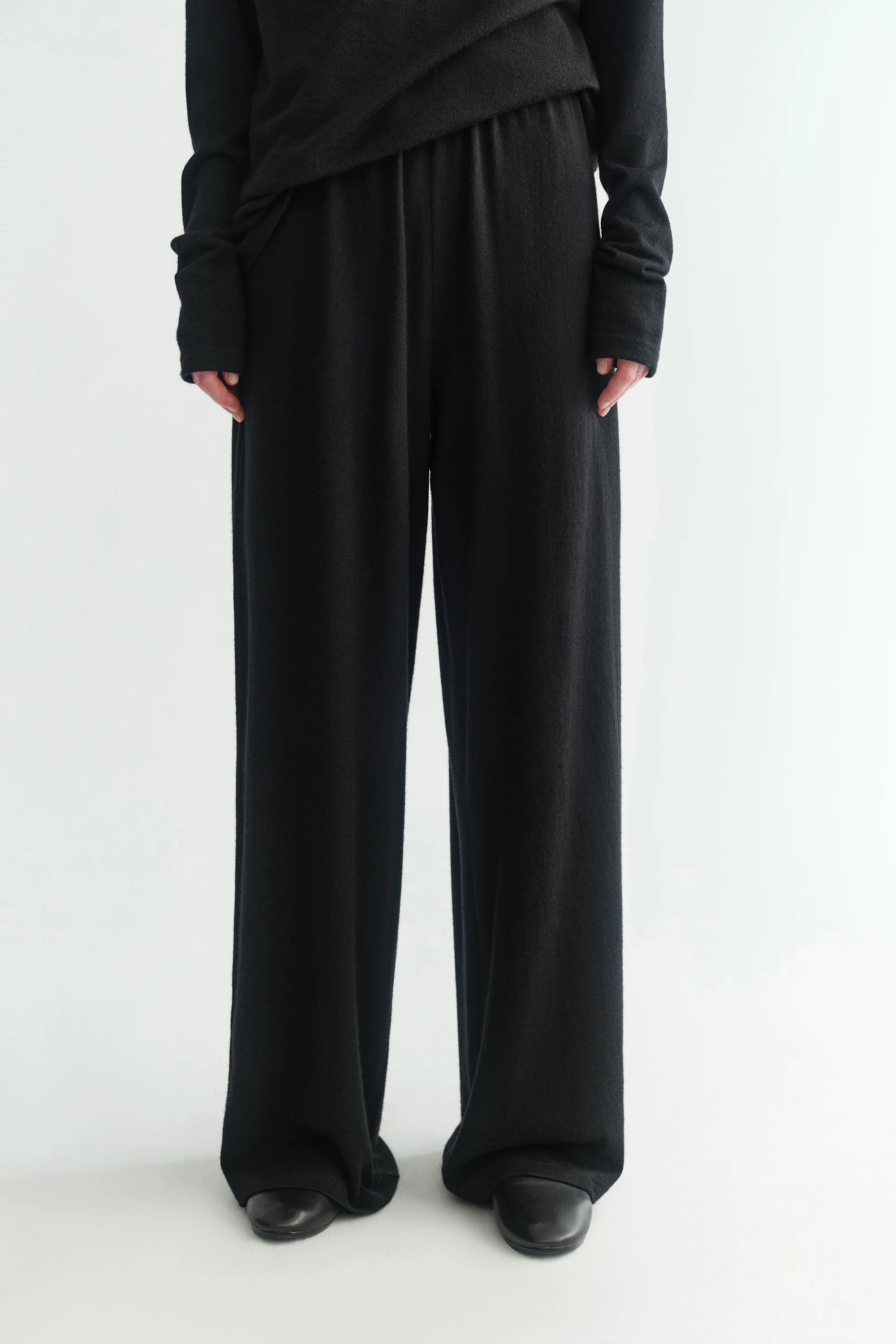 Elasticated Wool Pants - Image 8