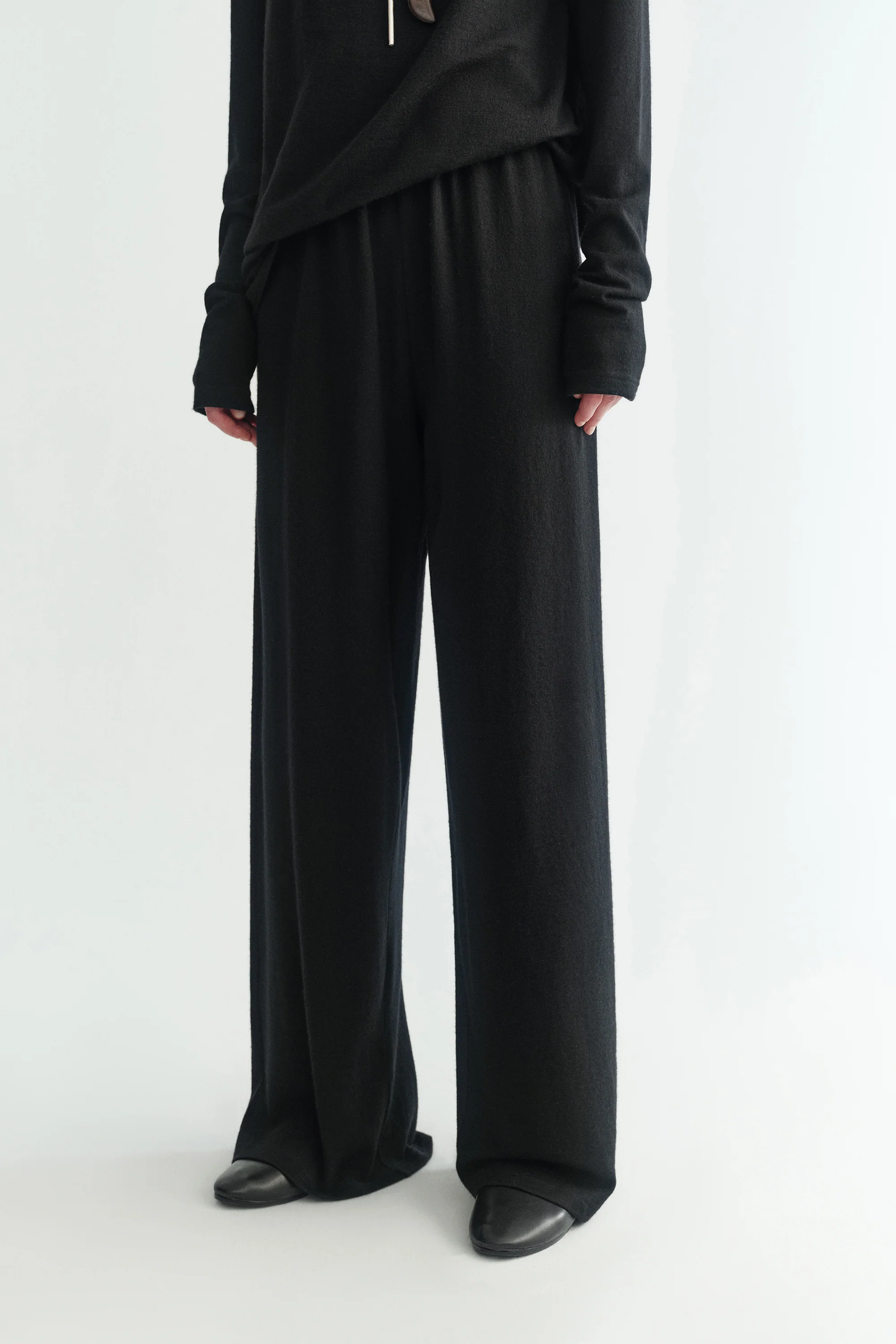Elasticated Wool Pants - Image 9