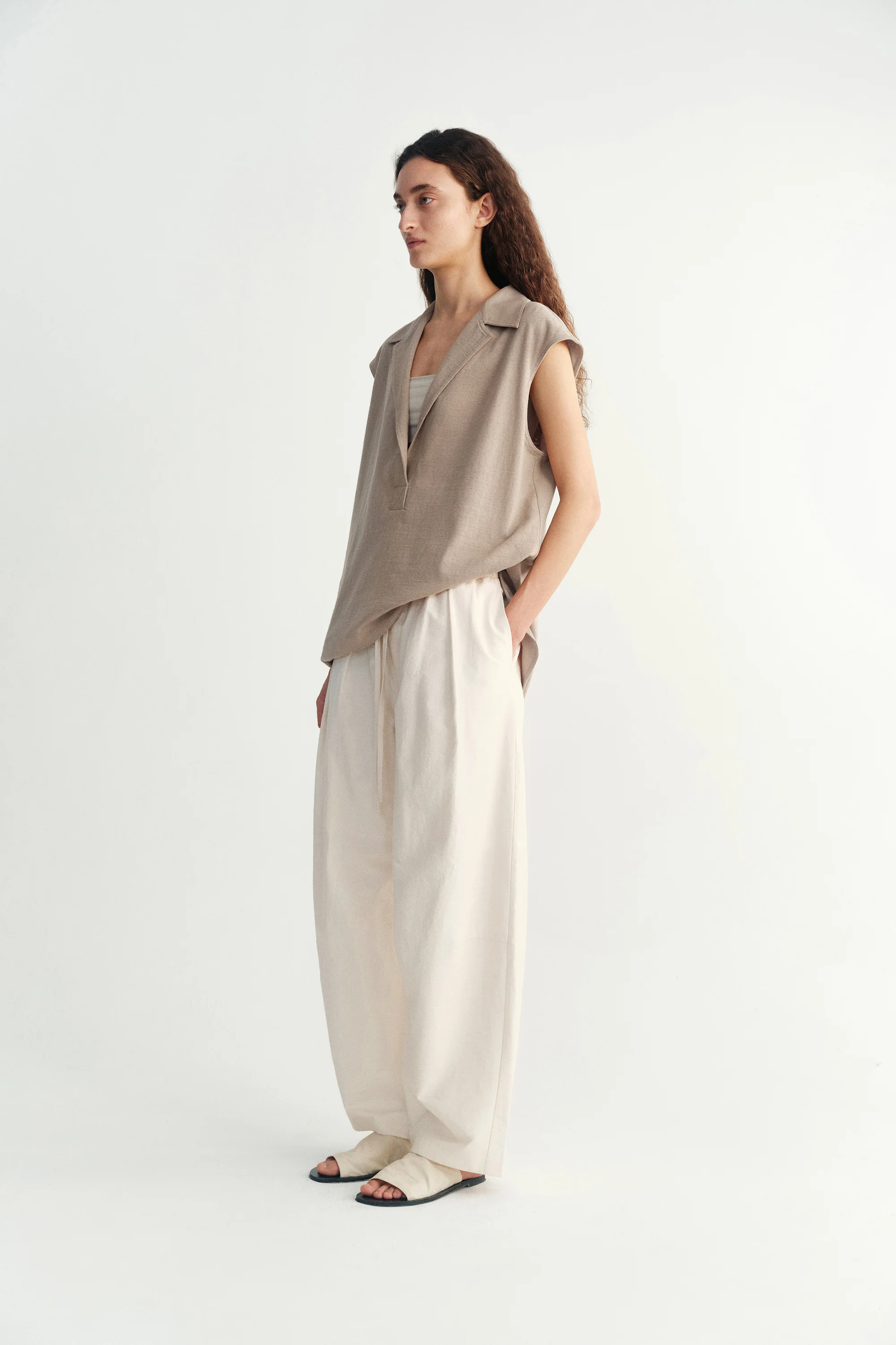 Elasticated Cotton Pants - Image 12