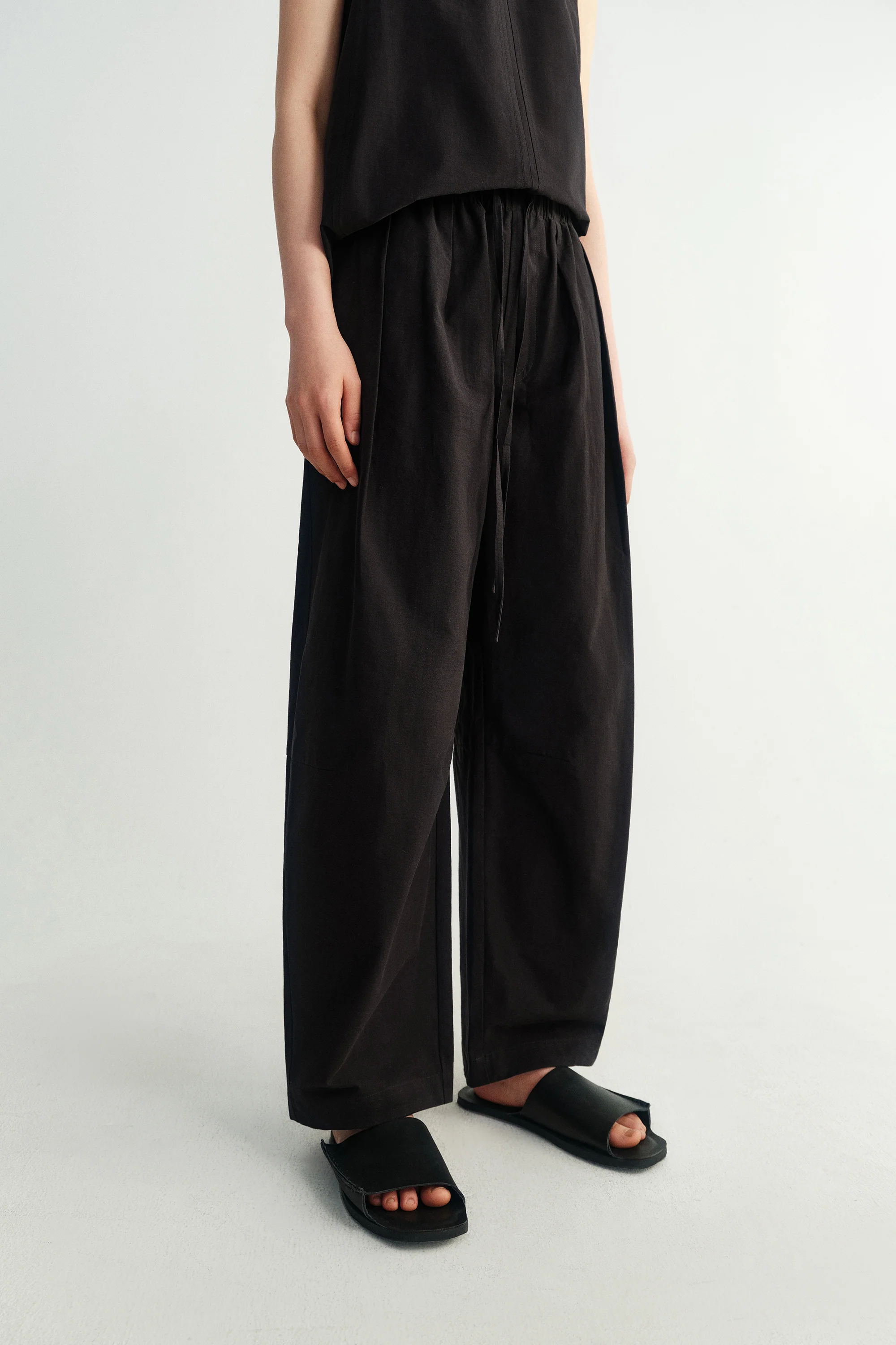 Elasticated Cotton Pants - Image 17