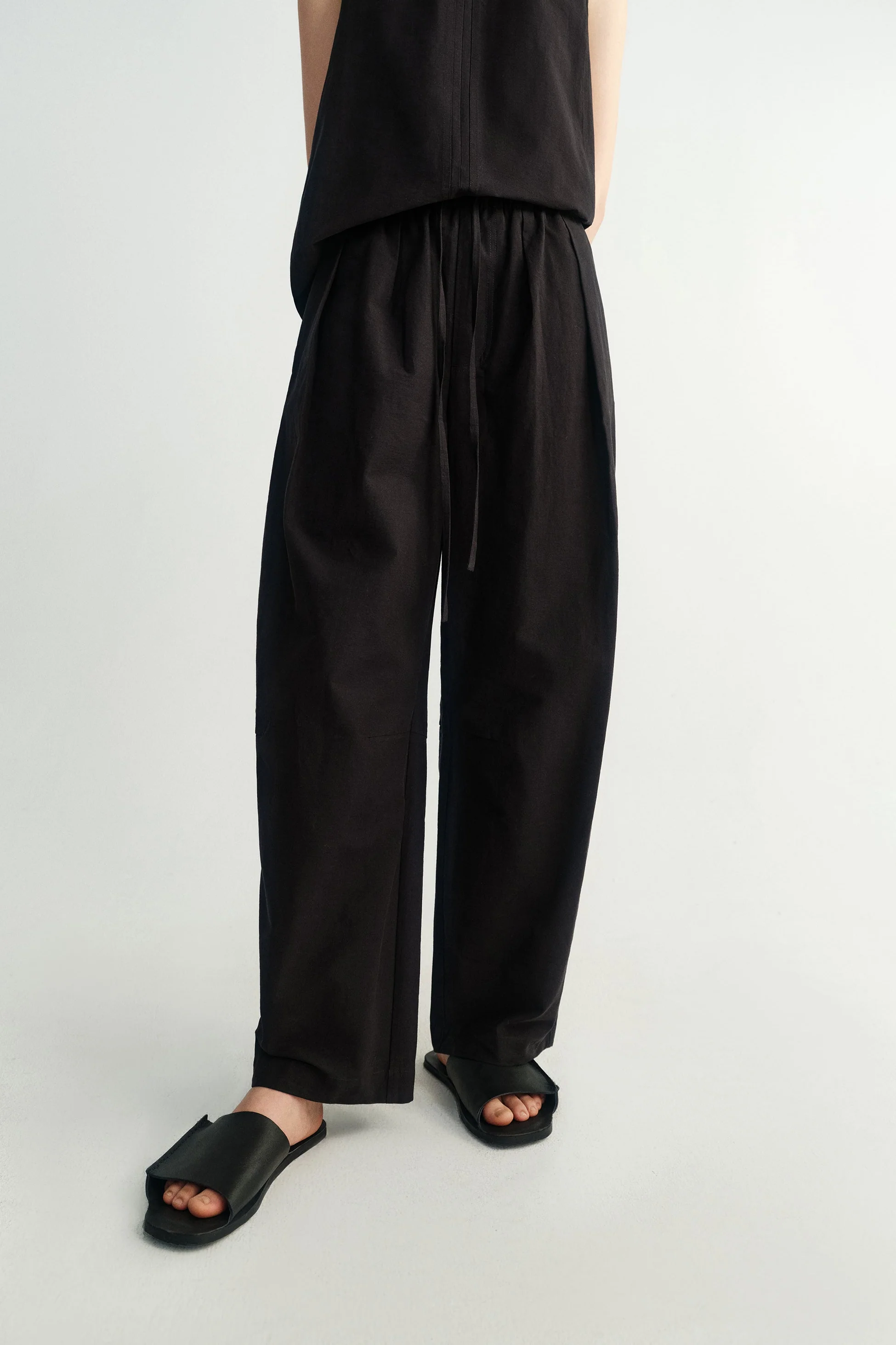 Elasticated Cotton Pants - Image 18