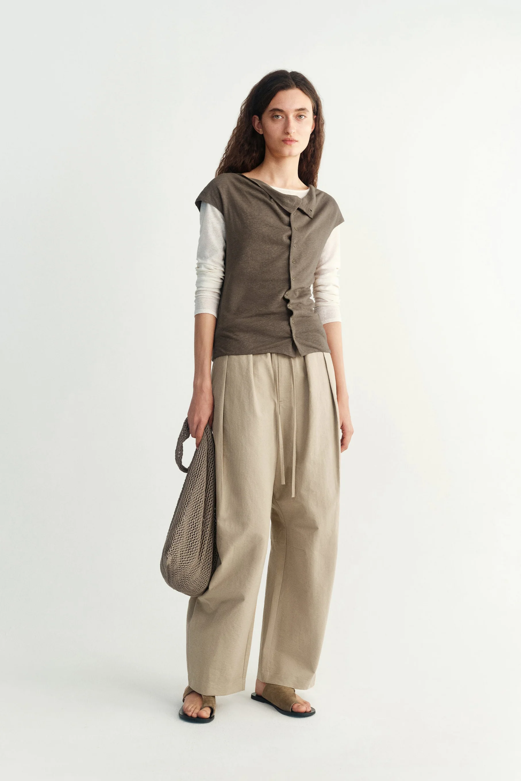 Elasticated Cotton Pants - Image 3