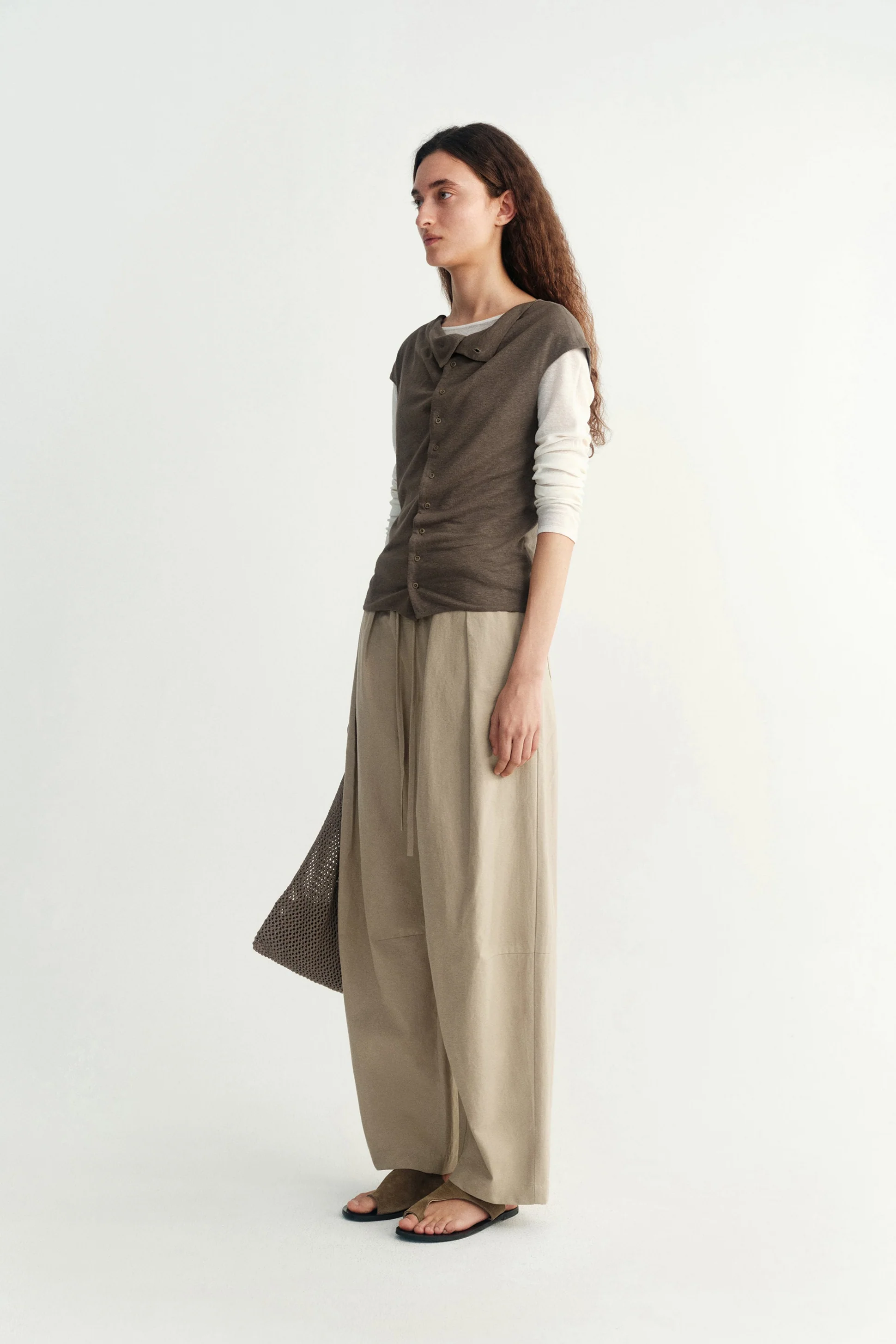 Elasticated Cotton Pants - Image 4