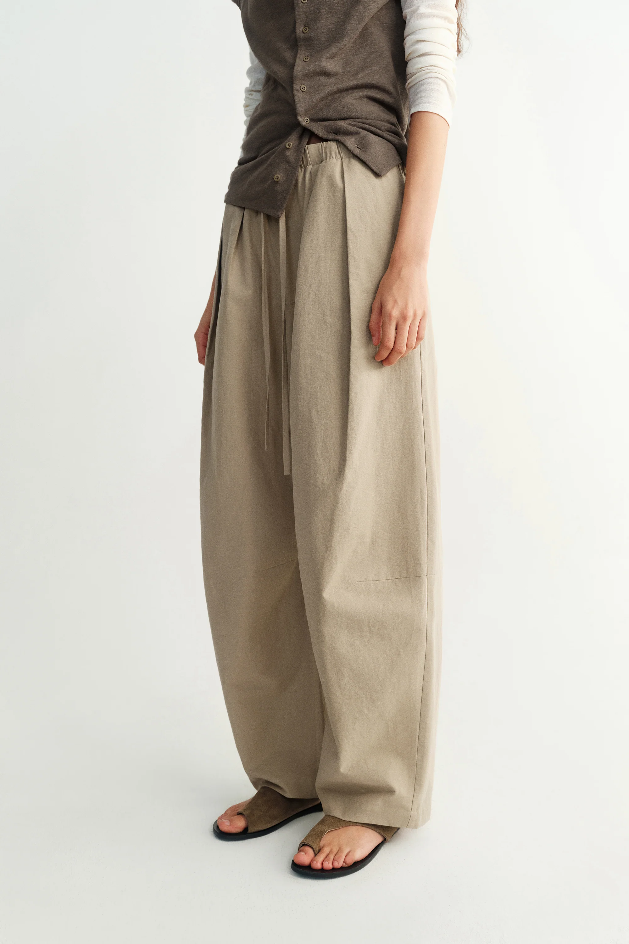 Elasticated Cotton Pants - Image 6