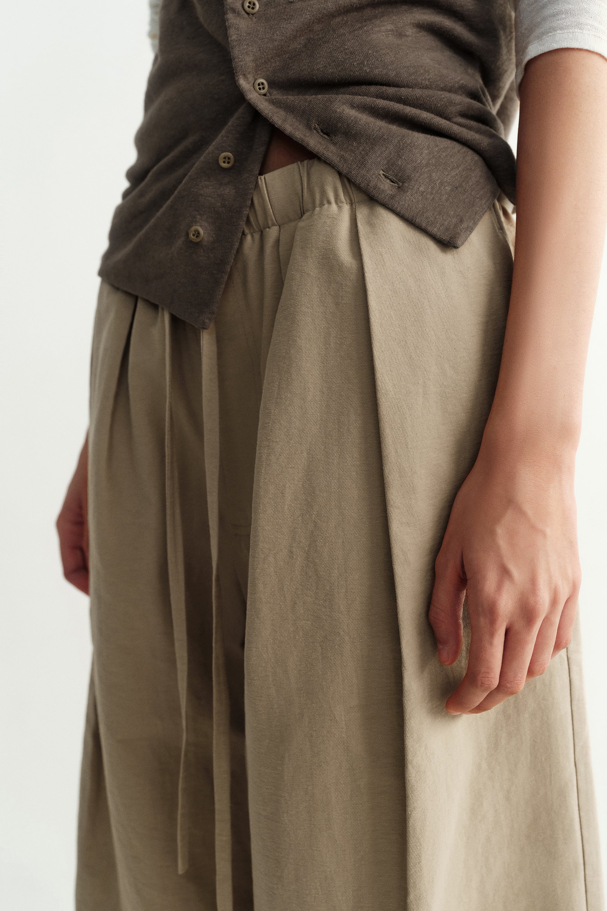 Elasticated Cotton Pants - Image 7