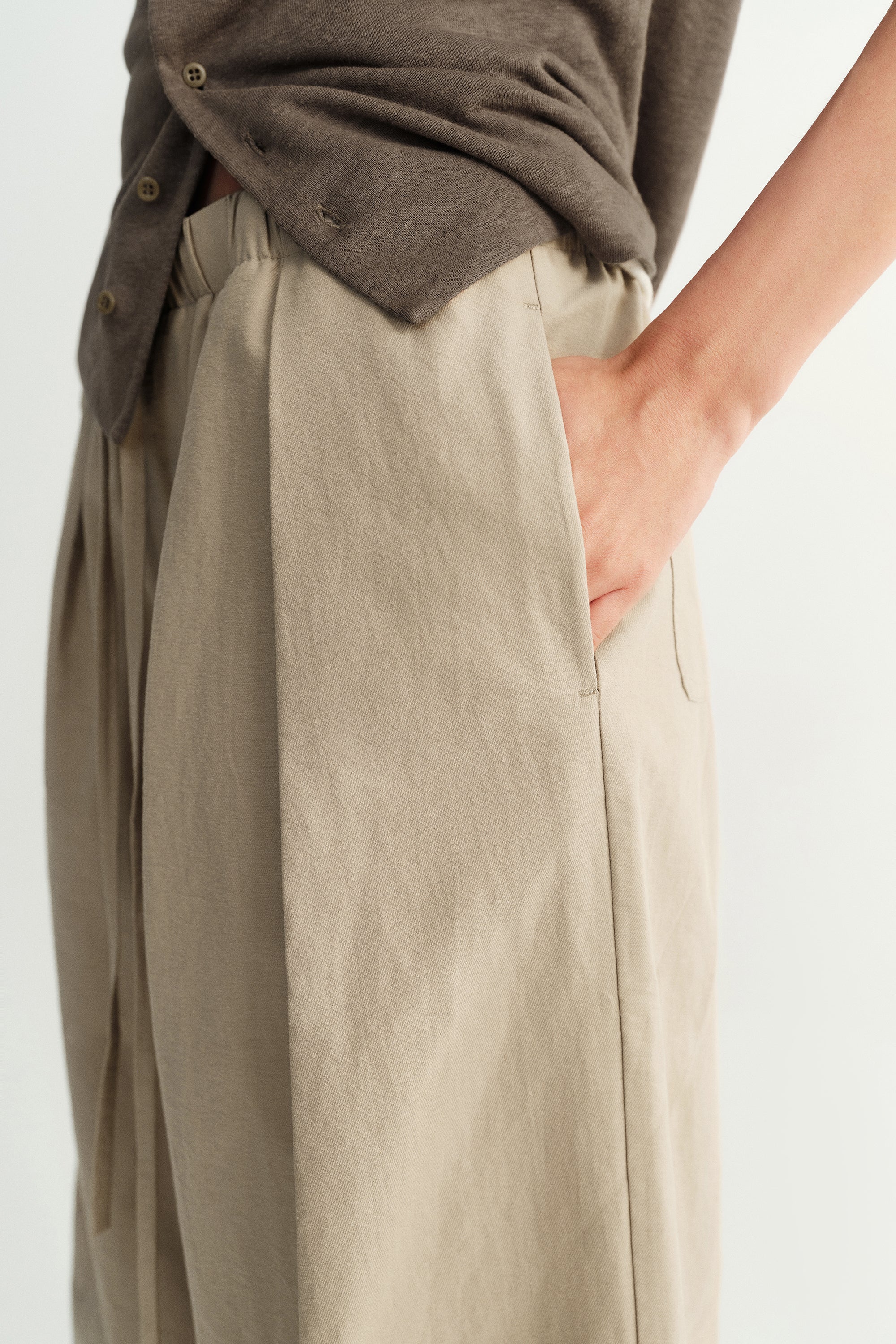 Elasticated Cotton Pants - Image 8
