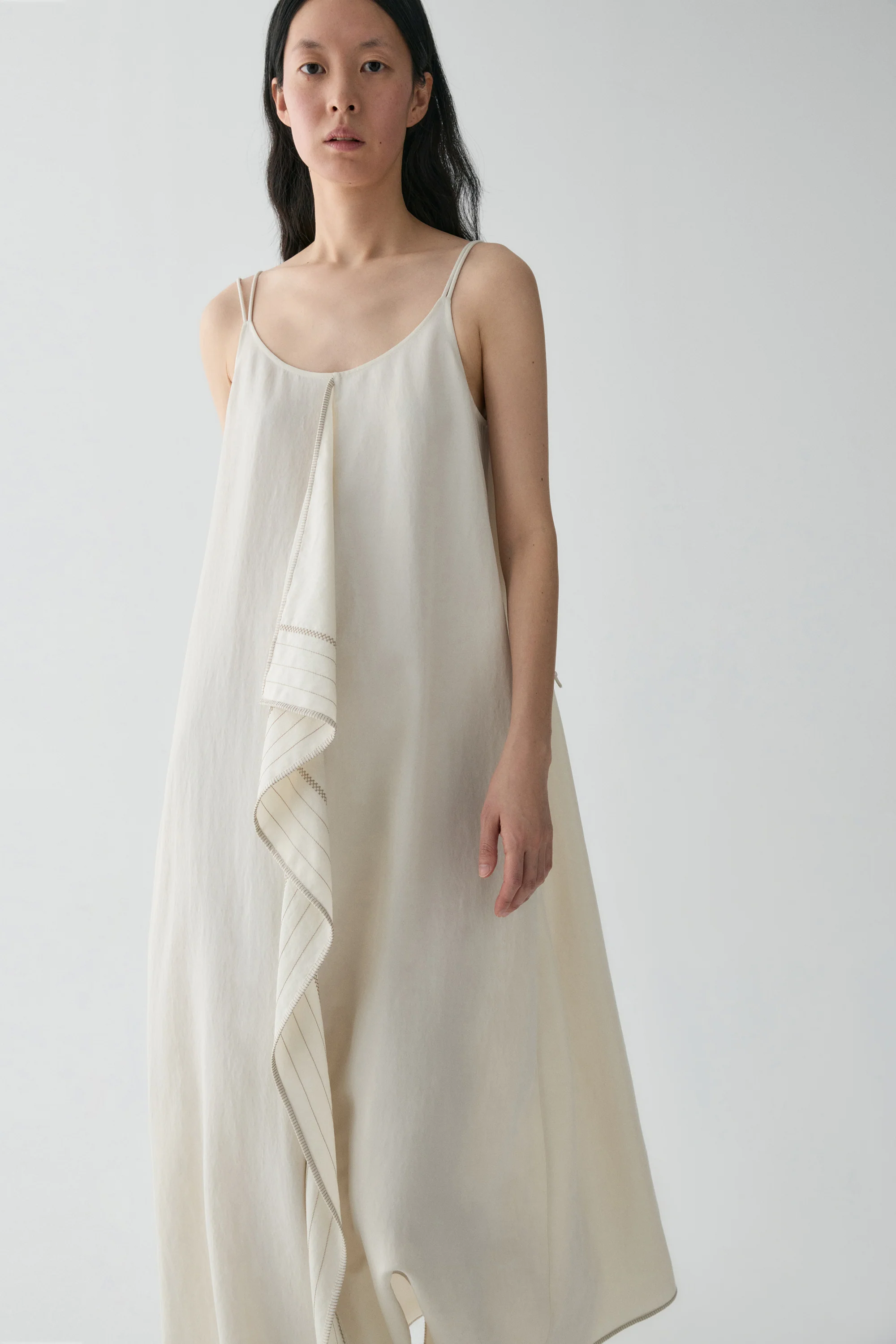 Embroidered Panel Dress - Image 7